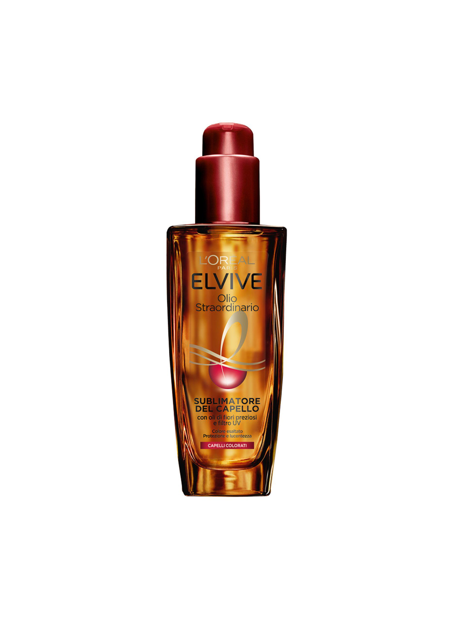 L'OrÃ©al Paris Trattamento Elvive Olio Straordinario, Trattamento Nutriente per Capelli Colorati o Secchi, 100 ml.