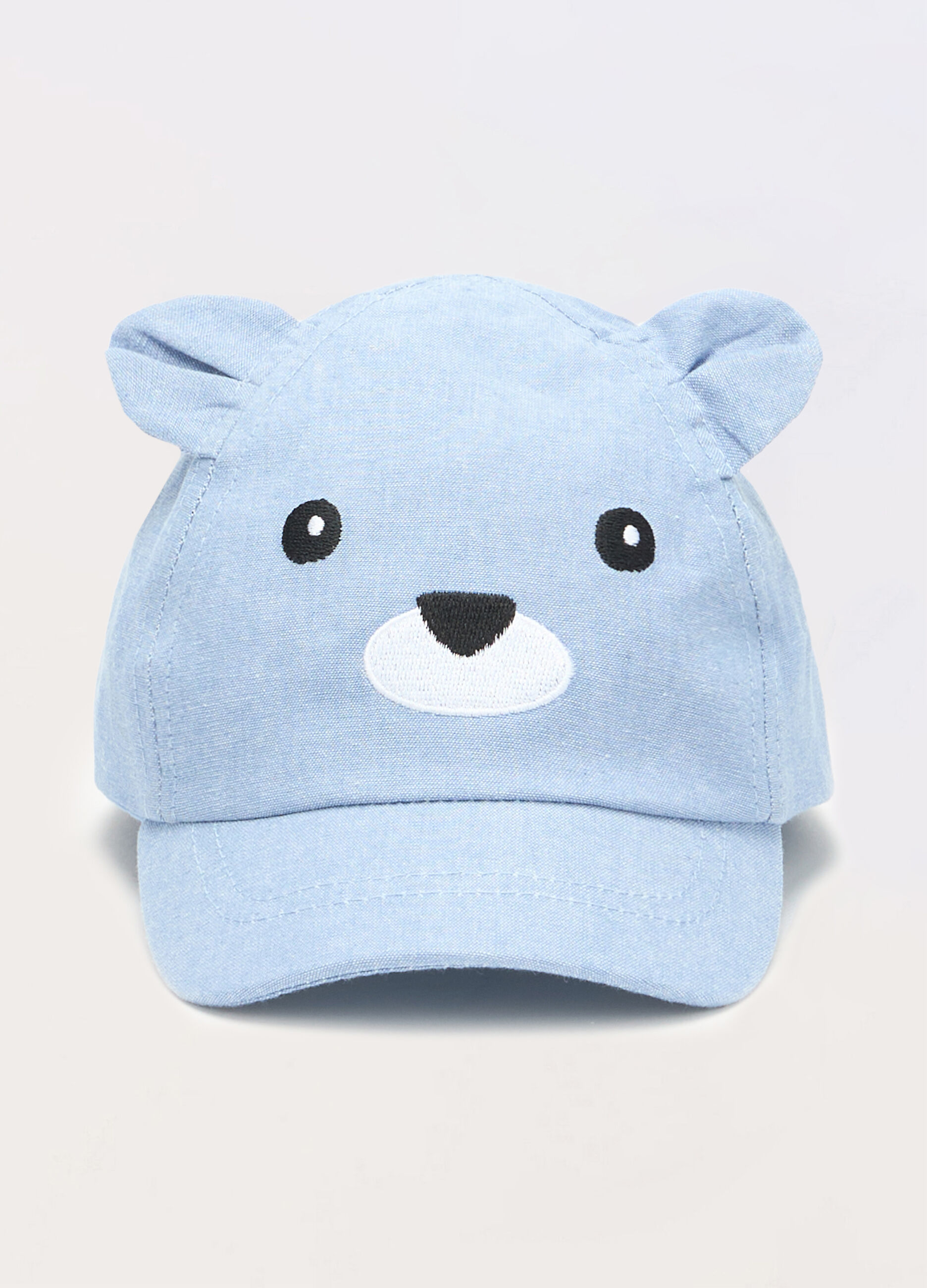 Cappello da baseball in twill di puro cotone neonato