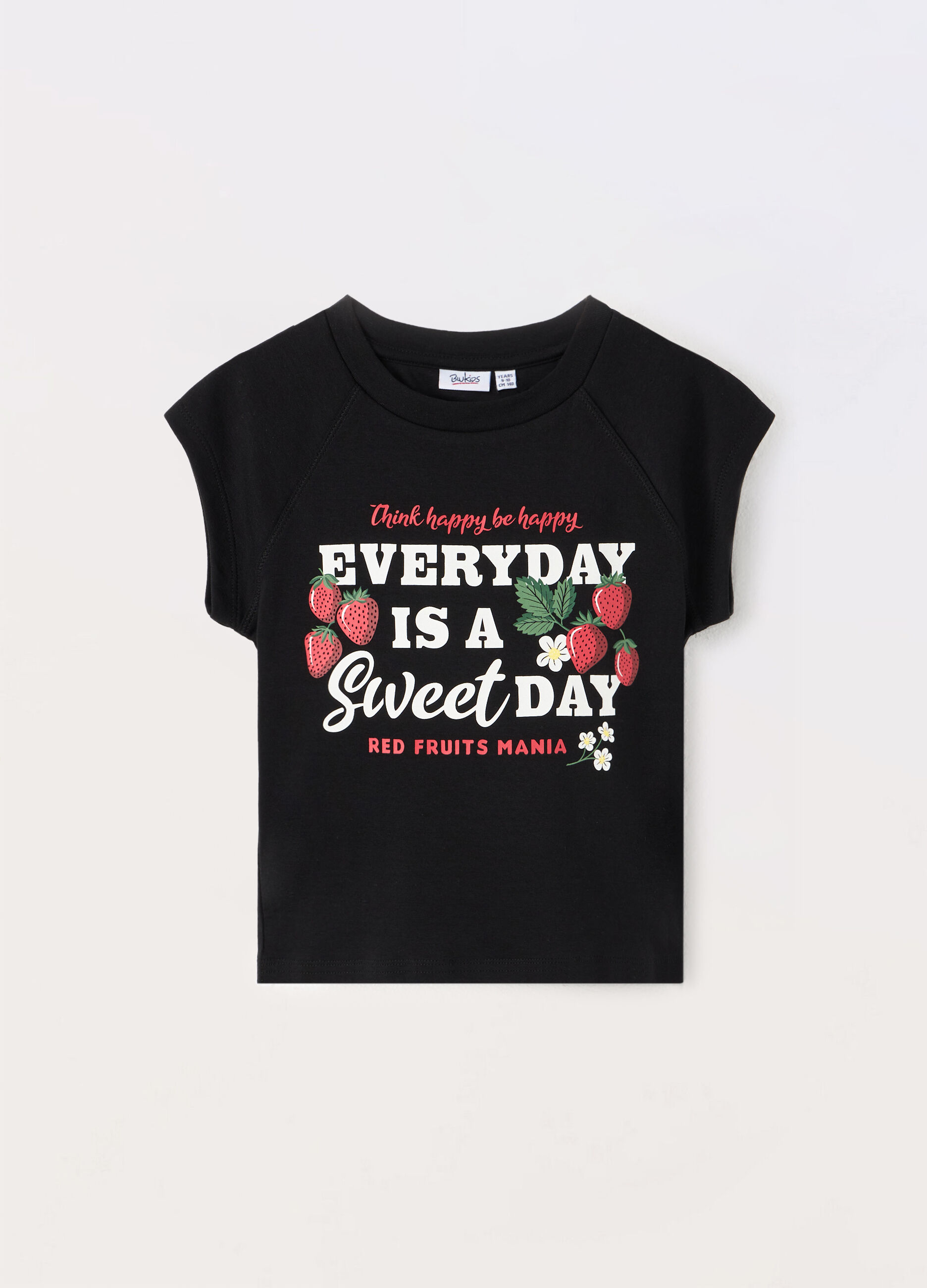 T-shirt in cotone stretch ragazza