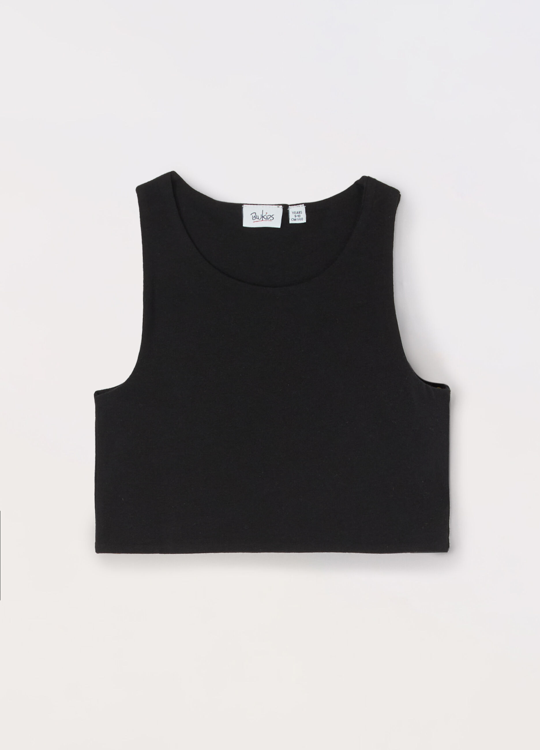 Top in jersey di cotone stretch ragazza
