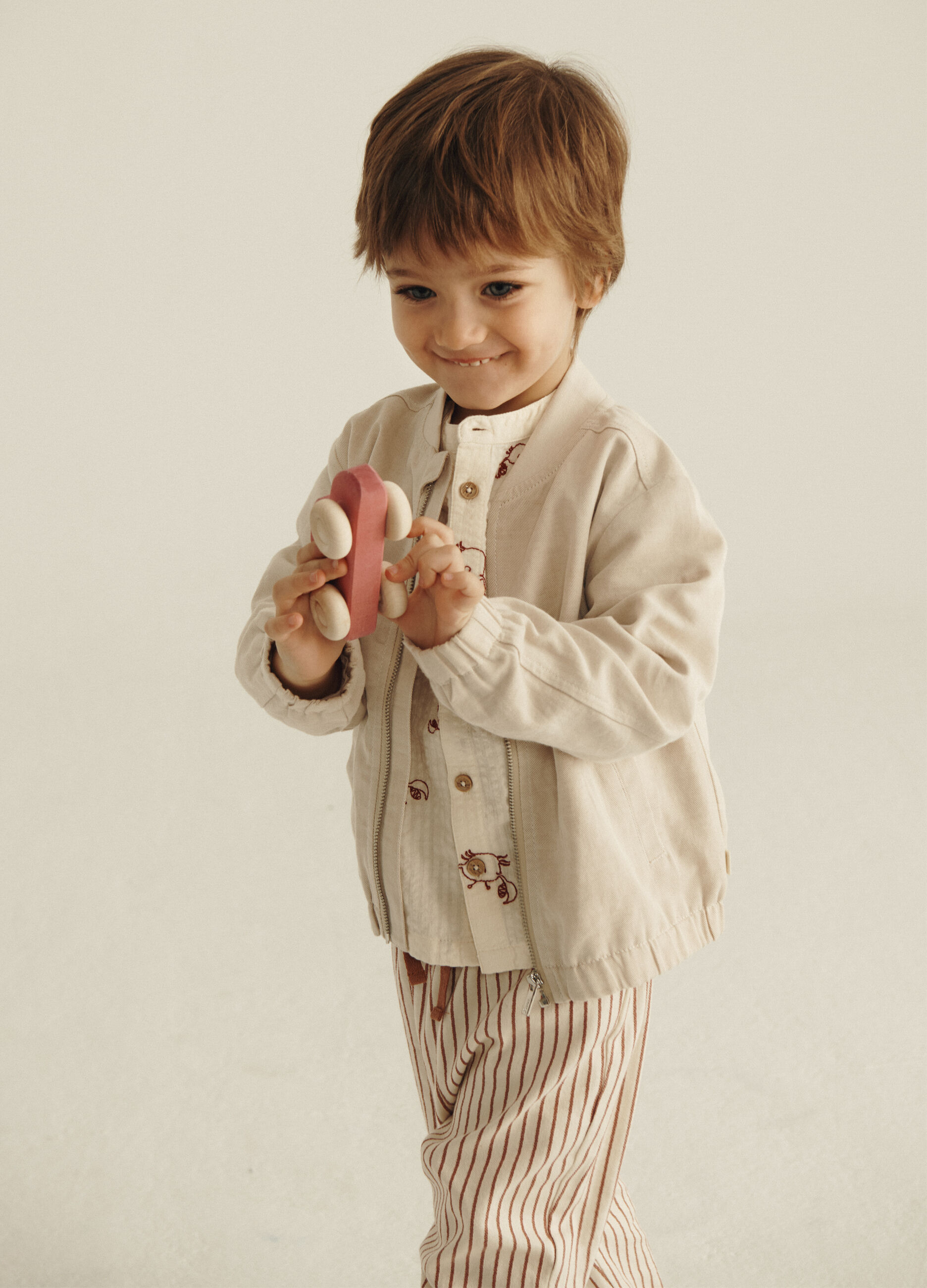Camicia in puro cotone IANA neonato