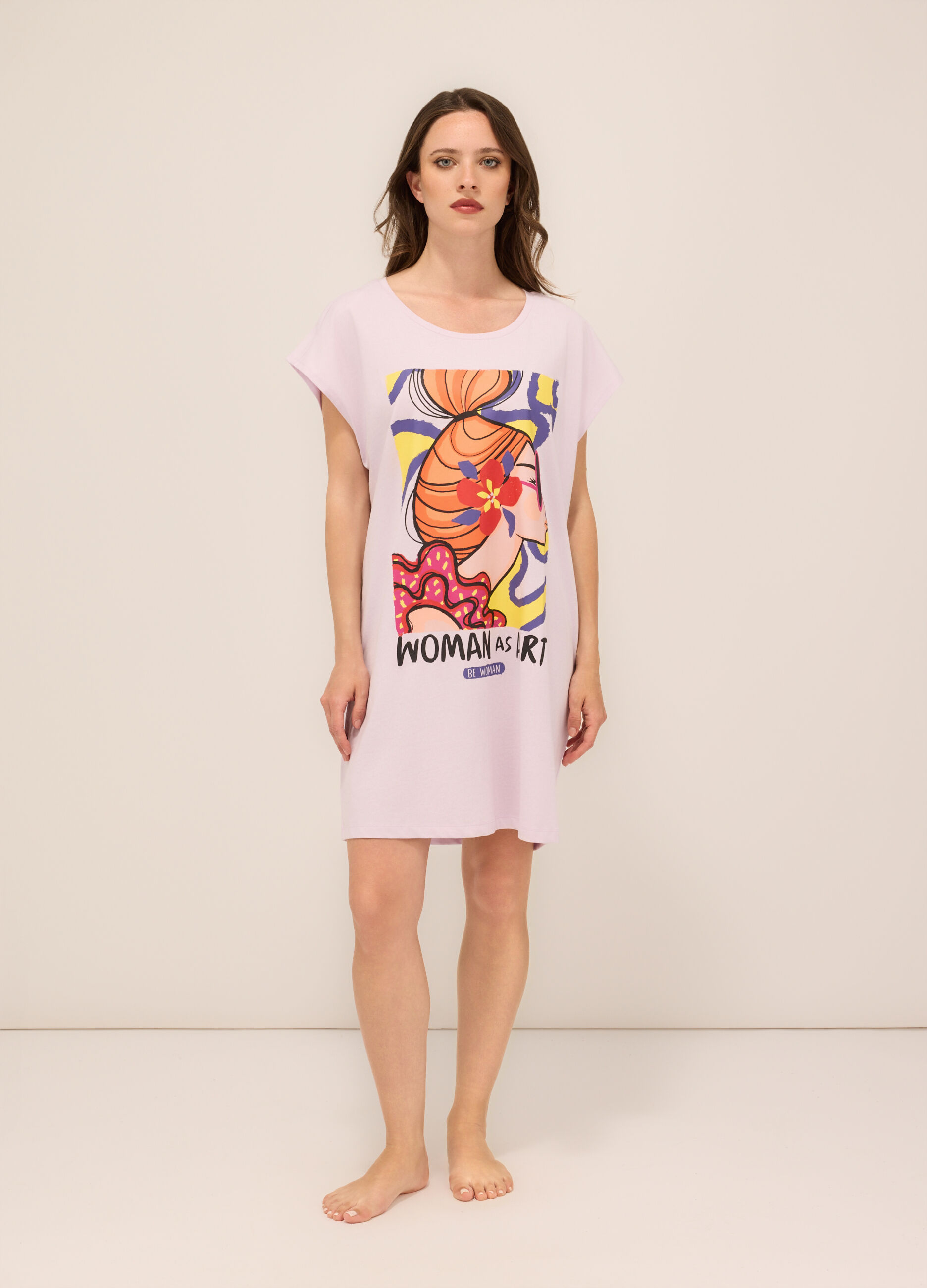 Maxi t-shirt da spiaggia donna