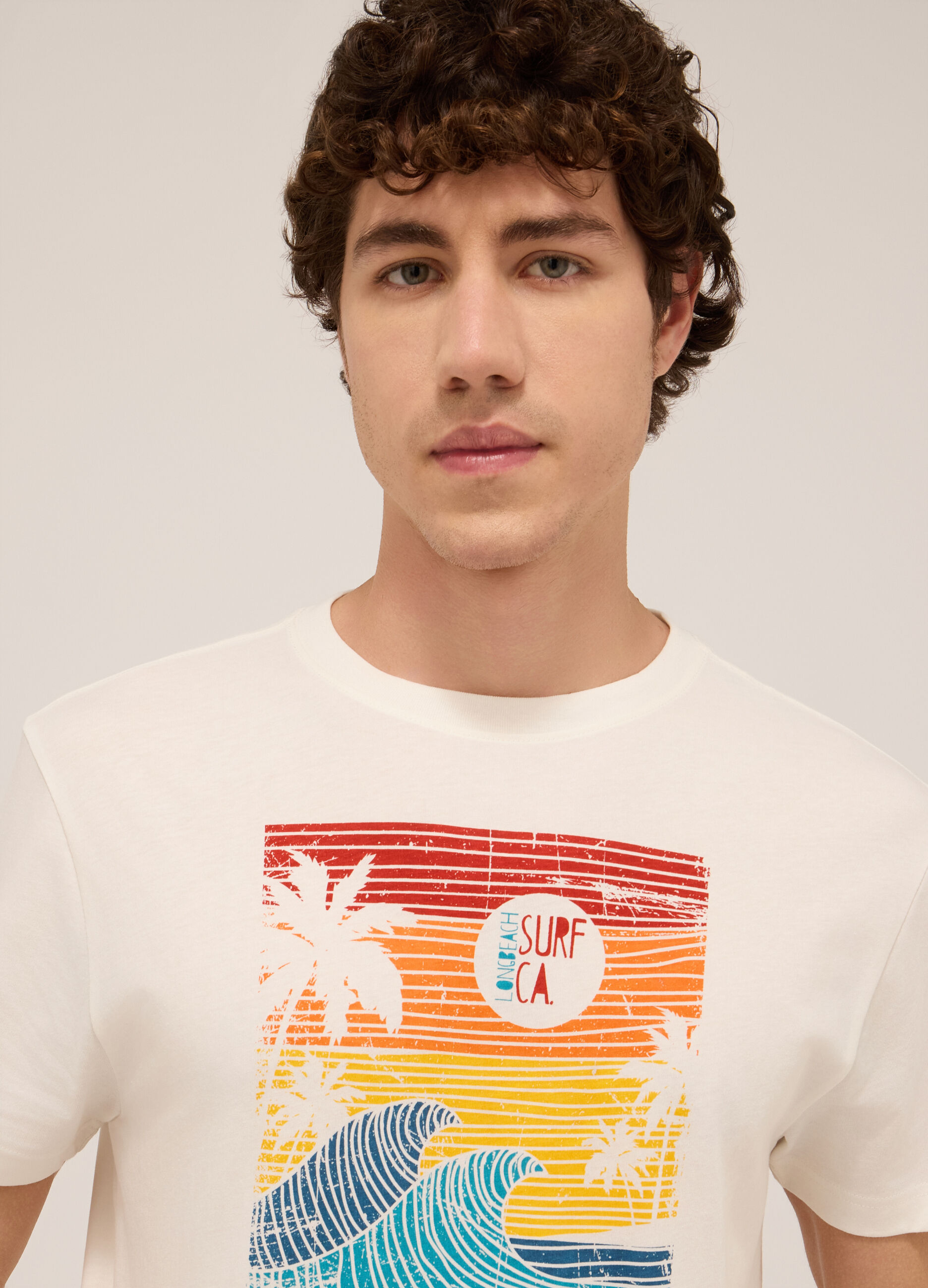 T-shirt in jersey di cotone con stampa uomo 4 T-shirt in jersey di cotone con stampa uomo