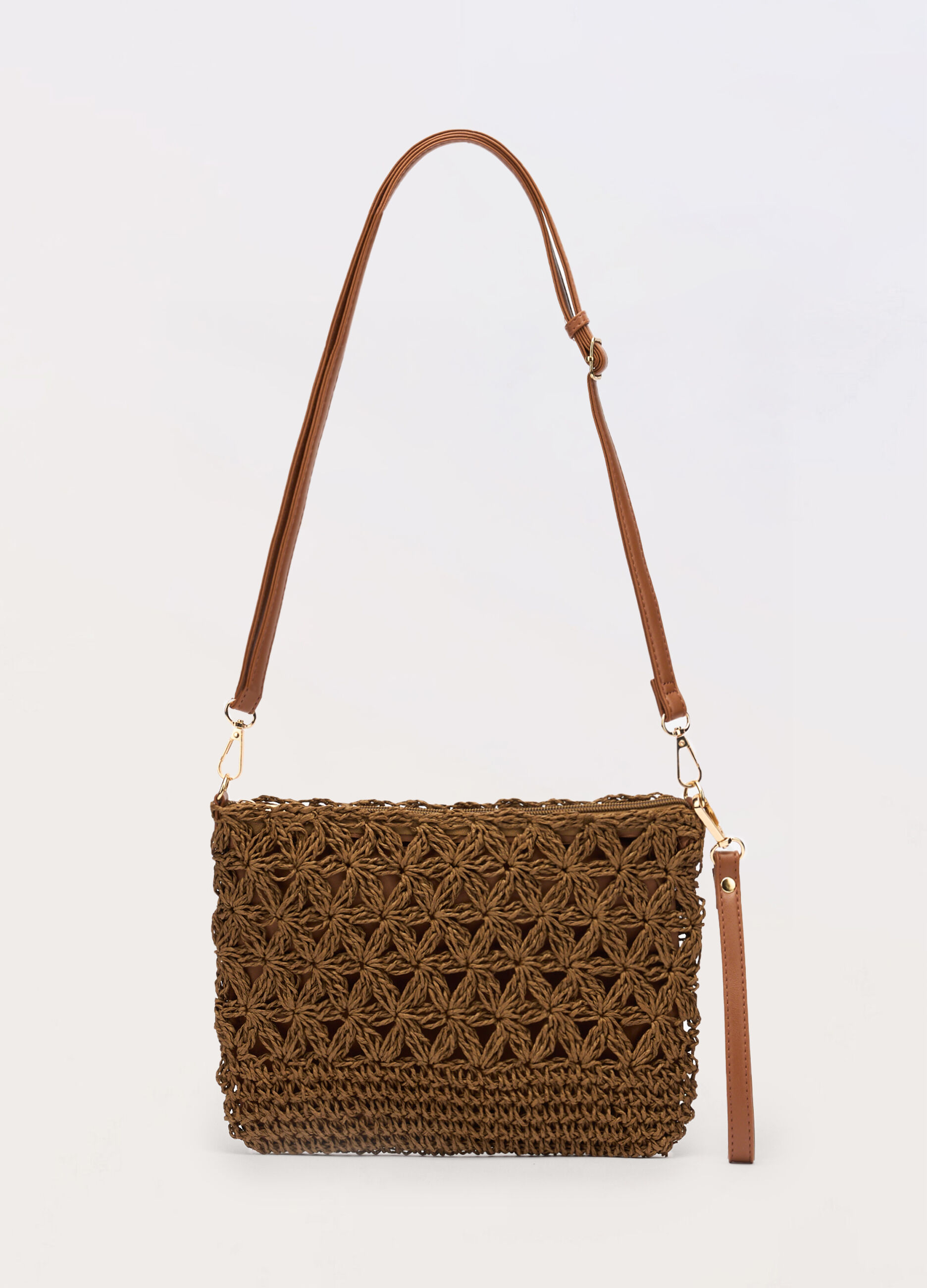 Borsa con lavorazione donna