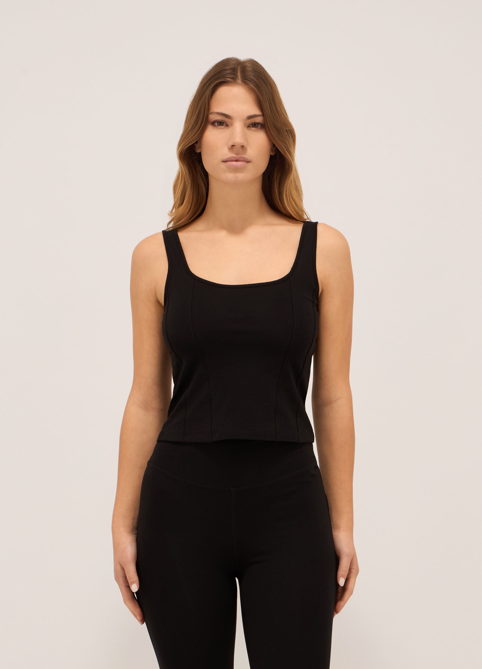Corsetto in cotone stretch donna