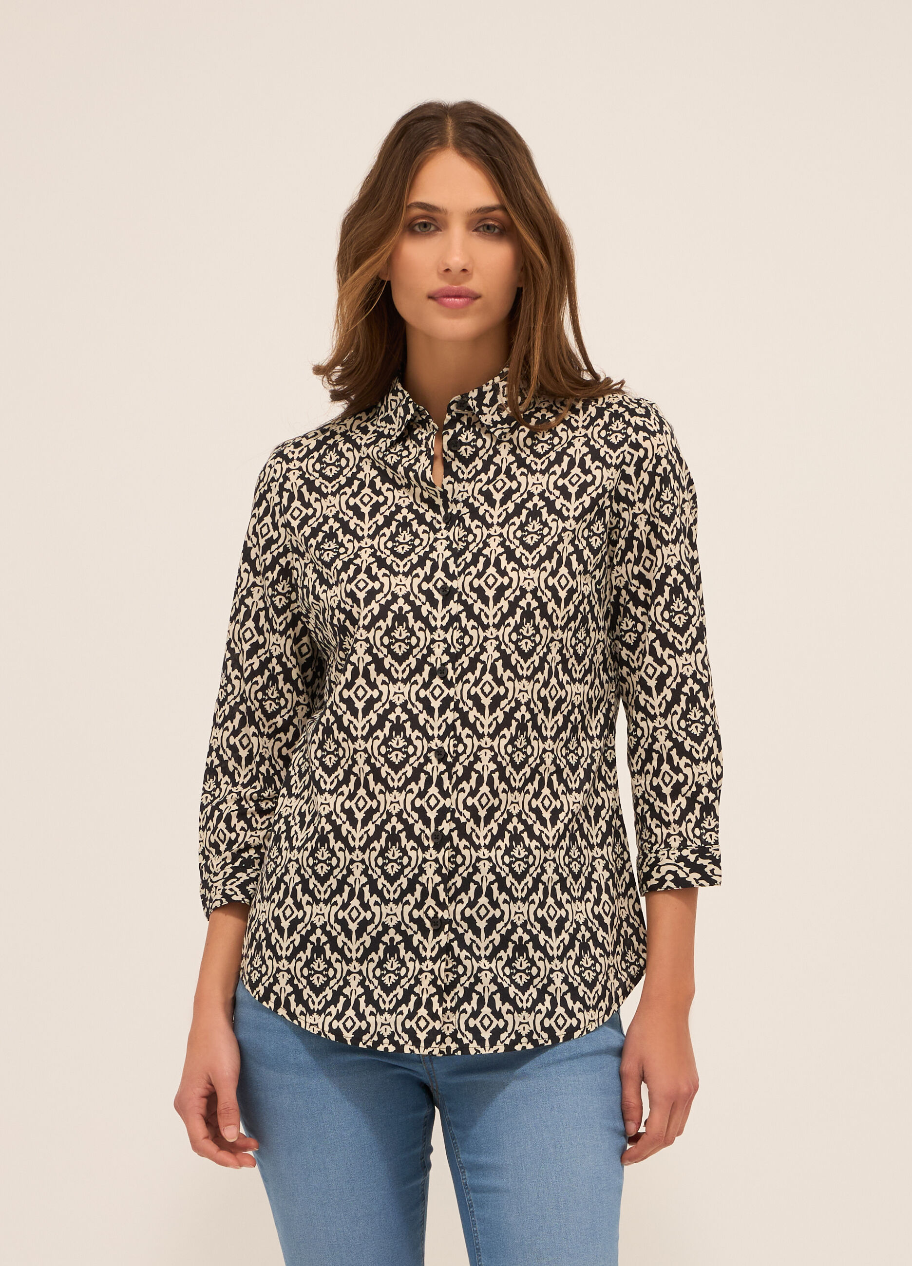 Camicia in puro cotone donna