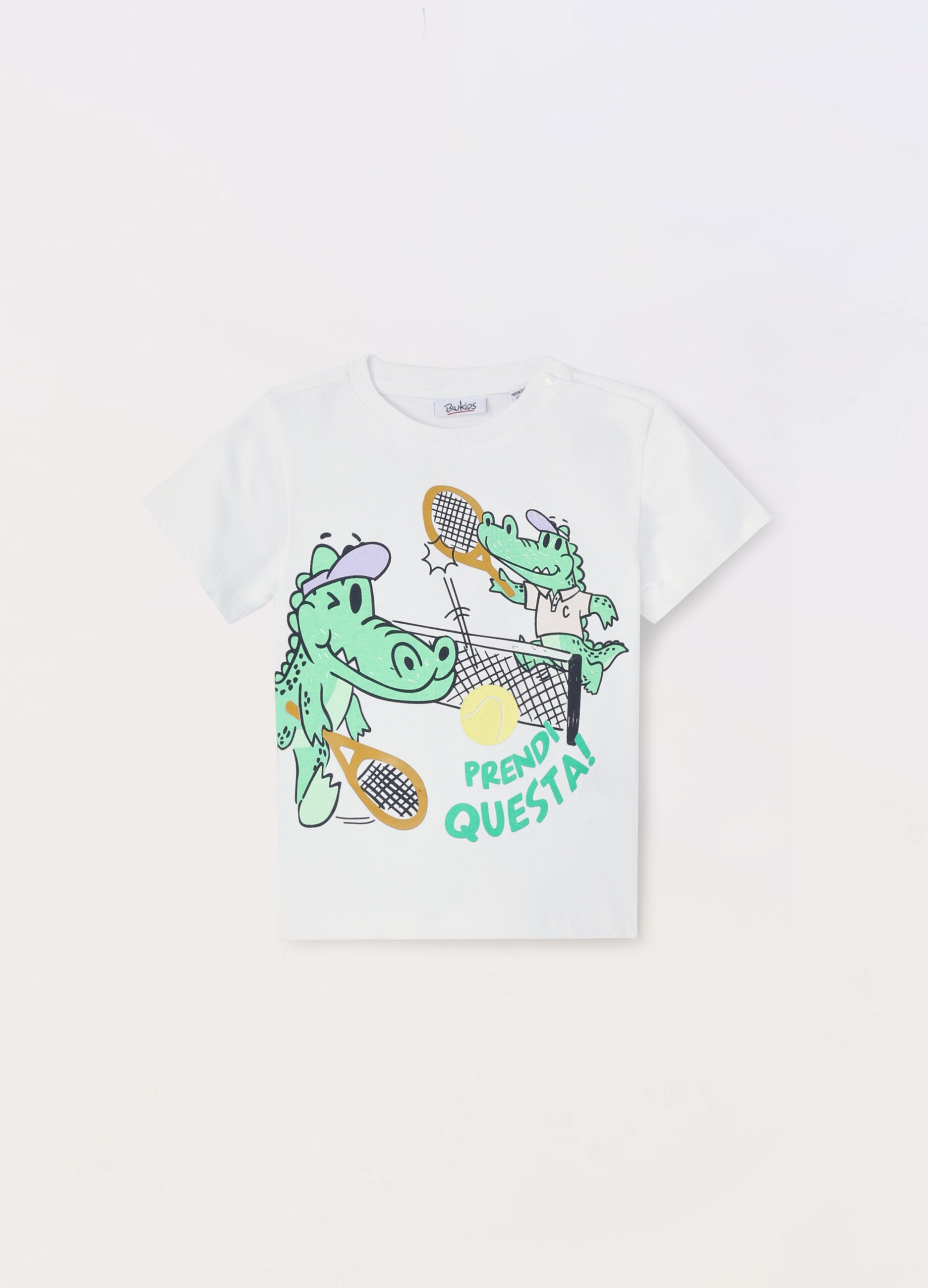 T-shirt in jersey di puro cotone neonato