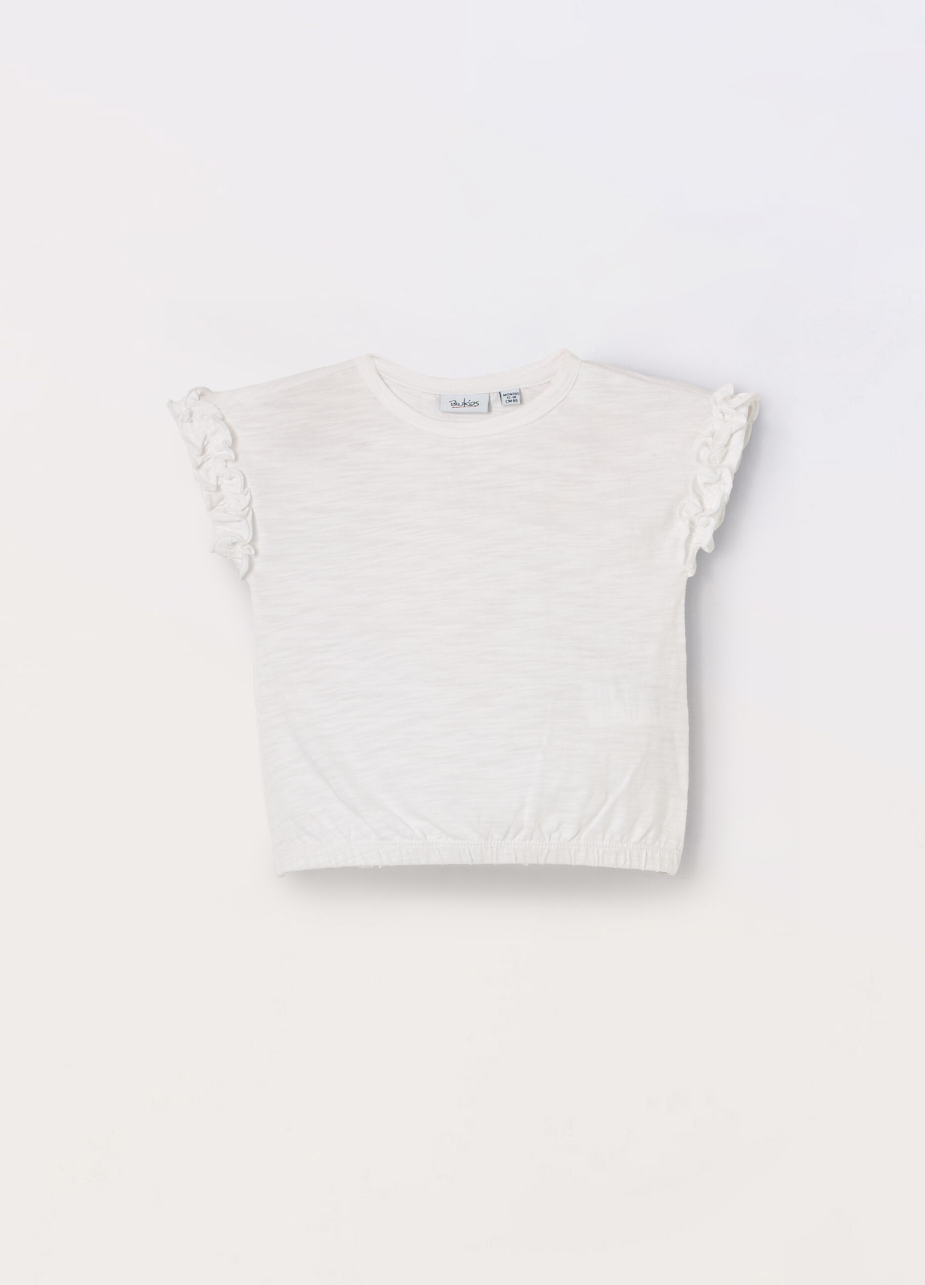 T-shirt in jersey slub neonata