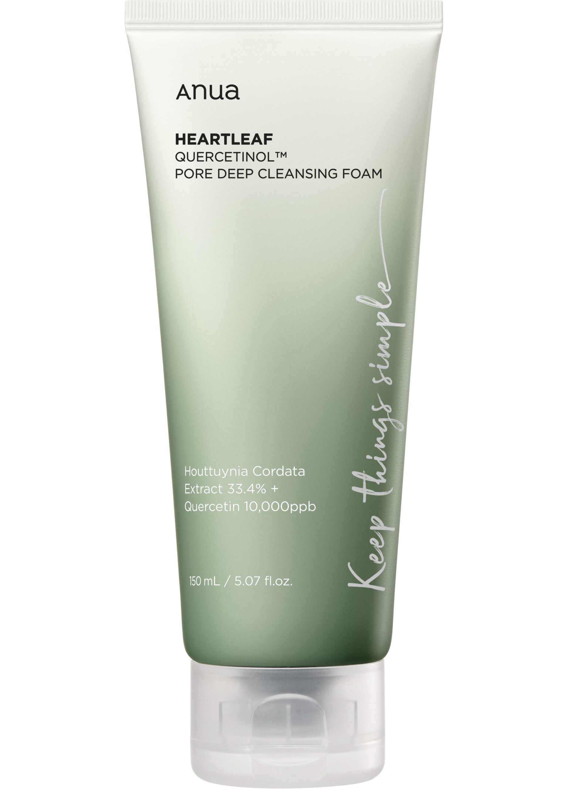 Anua Heartleaf Quercetinol Pore Deep Cleansing Foam 150Ml