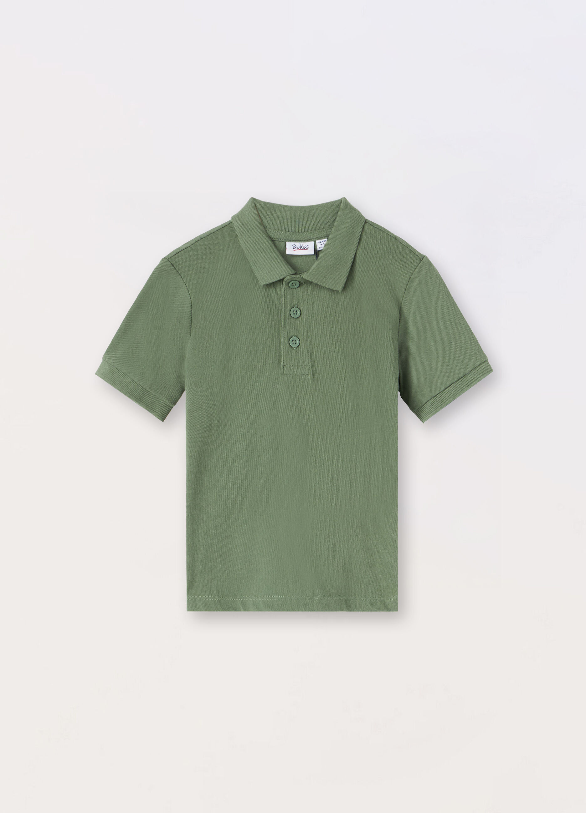 Polo in puro cotone Piquet bambino