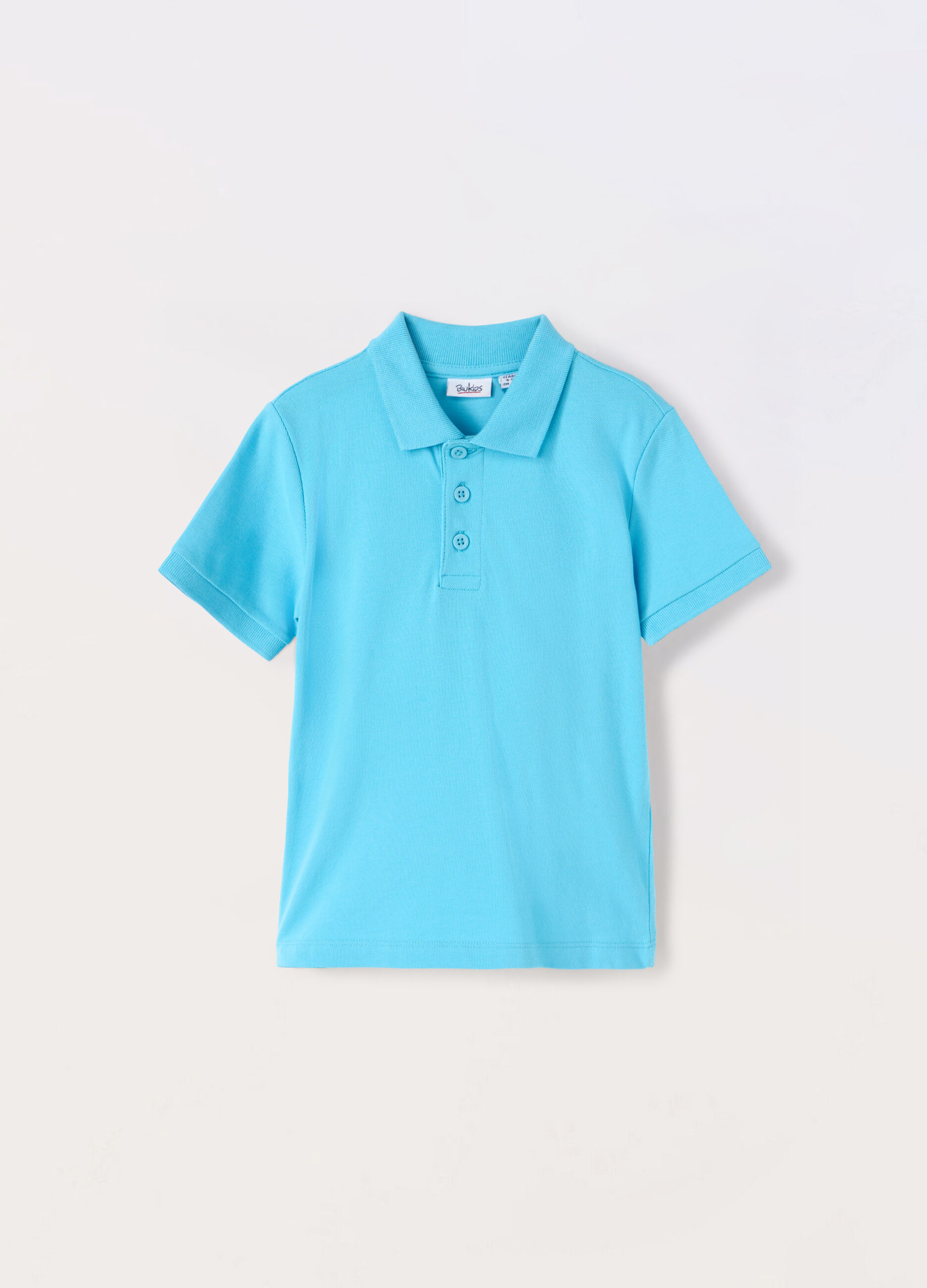 Polo in puro cotone Piquet bambino
