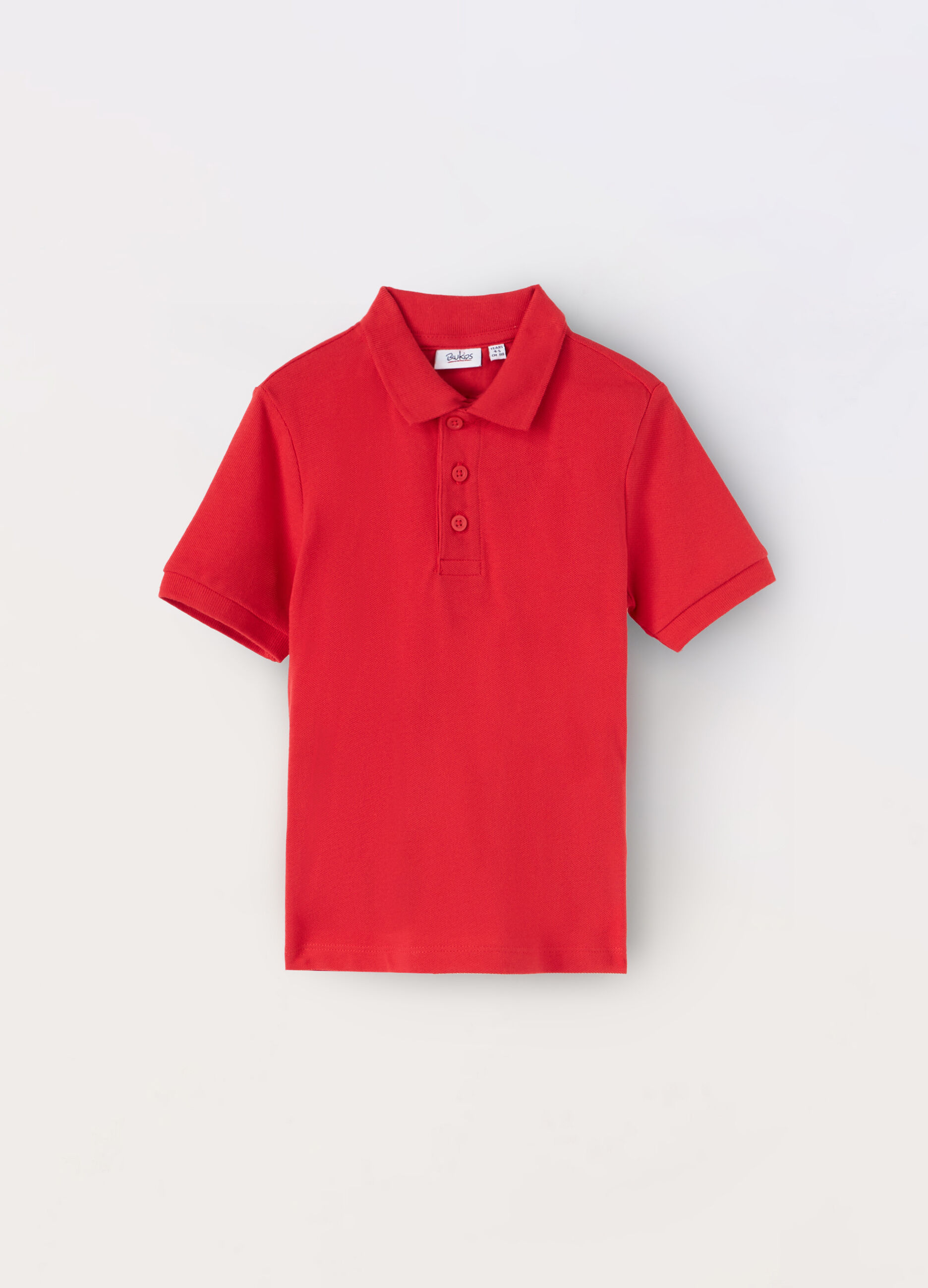 Polo in puro cotone Piquet bambino
