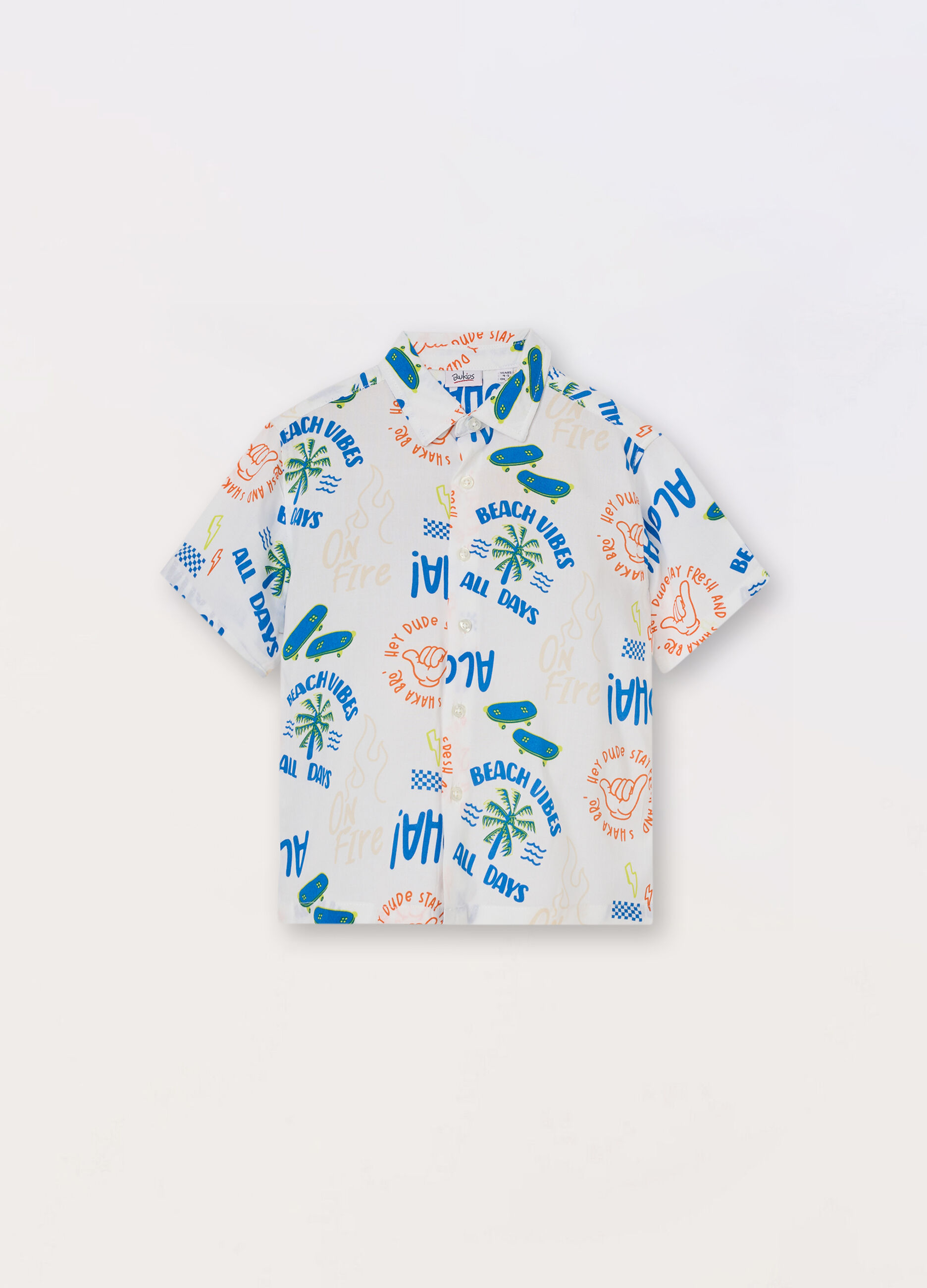 Camicia a maniche corte bambino