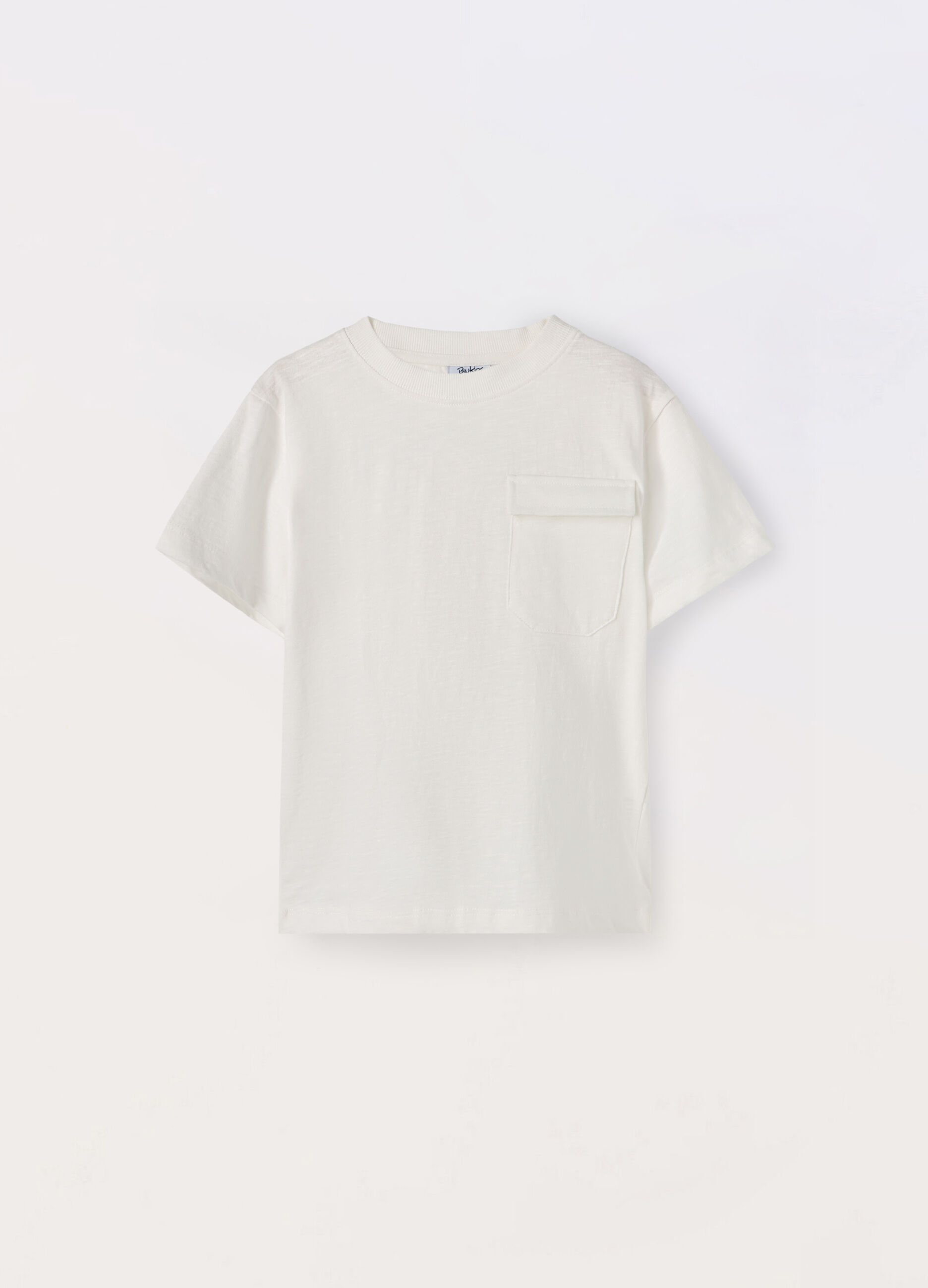 T-shirt in puro cottone slub bambino