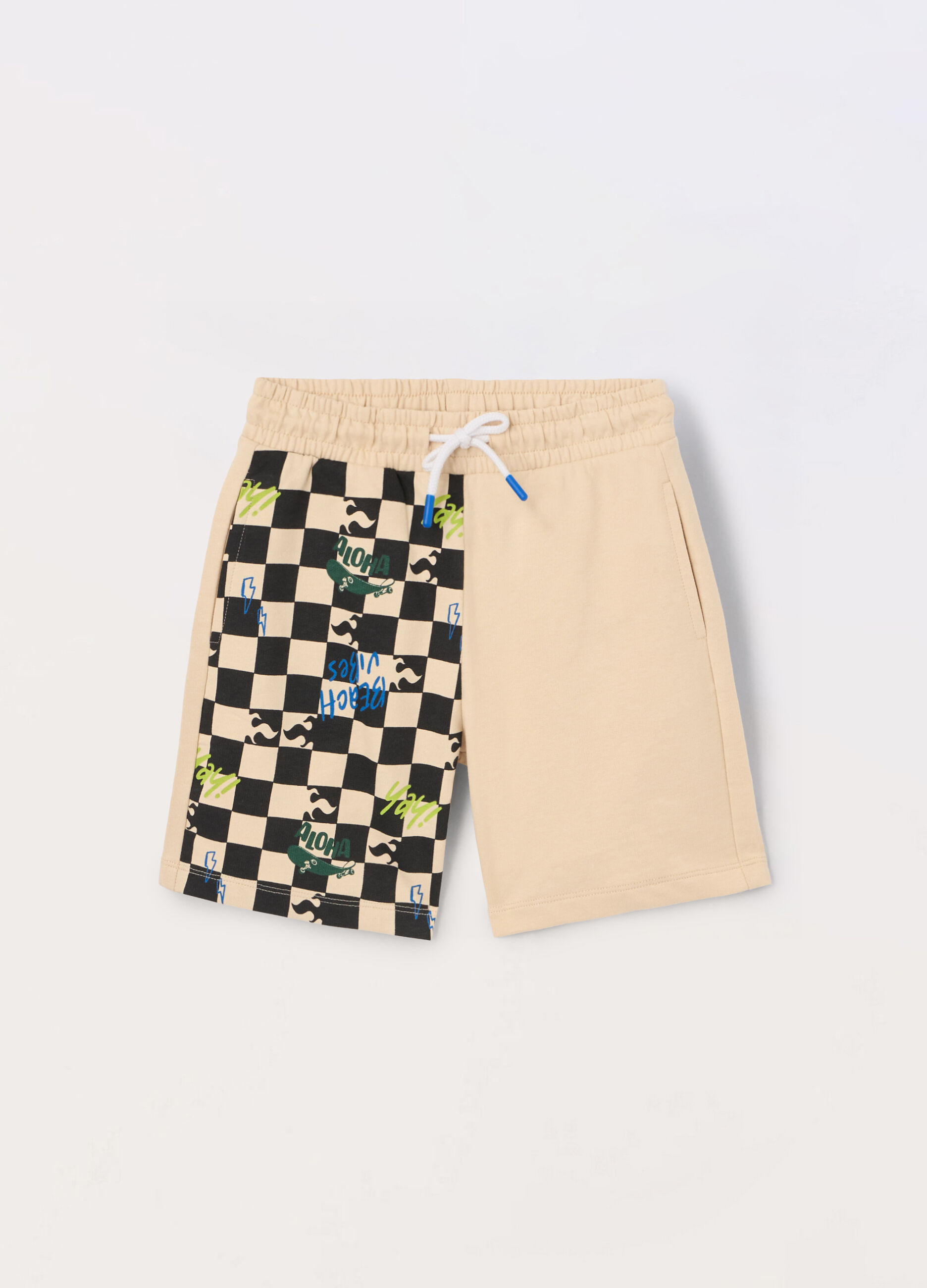 Bermuda in french terry di puro cotone bambino