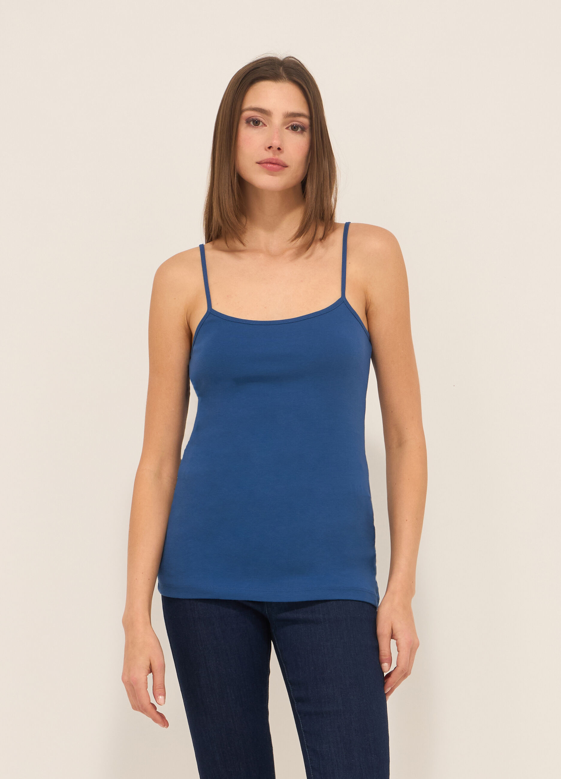 Canotta in puro cotone donna