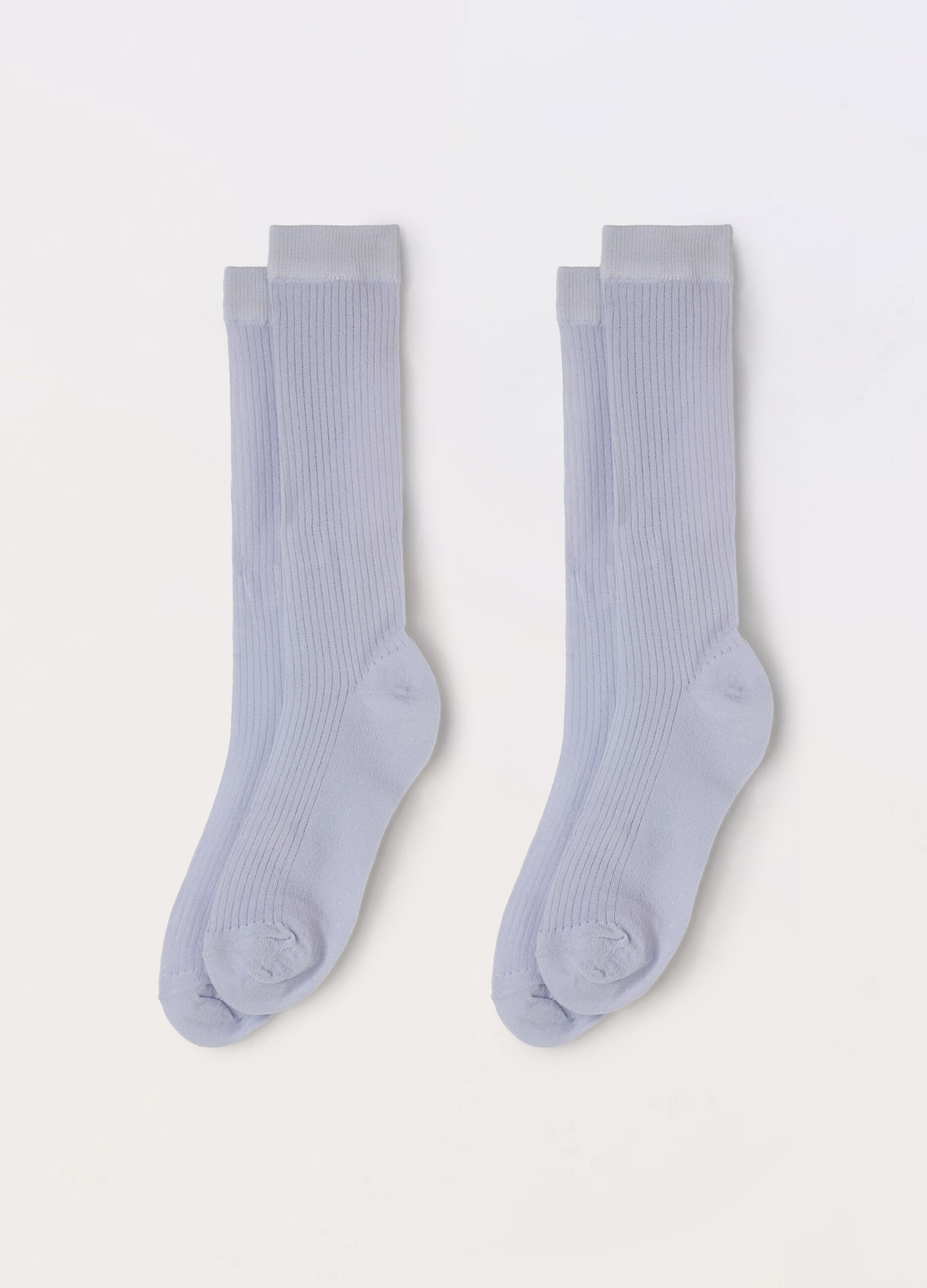 Calze lunghe con filo lurex donna
