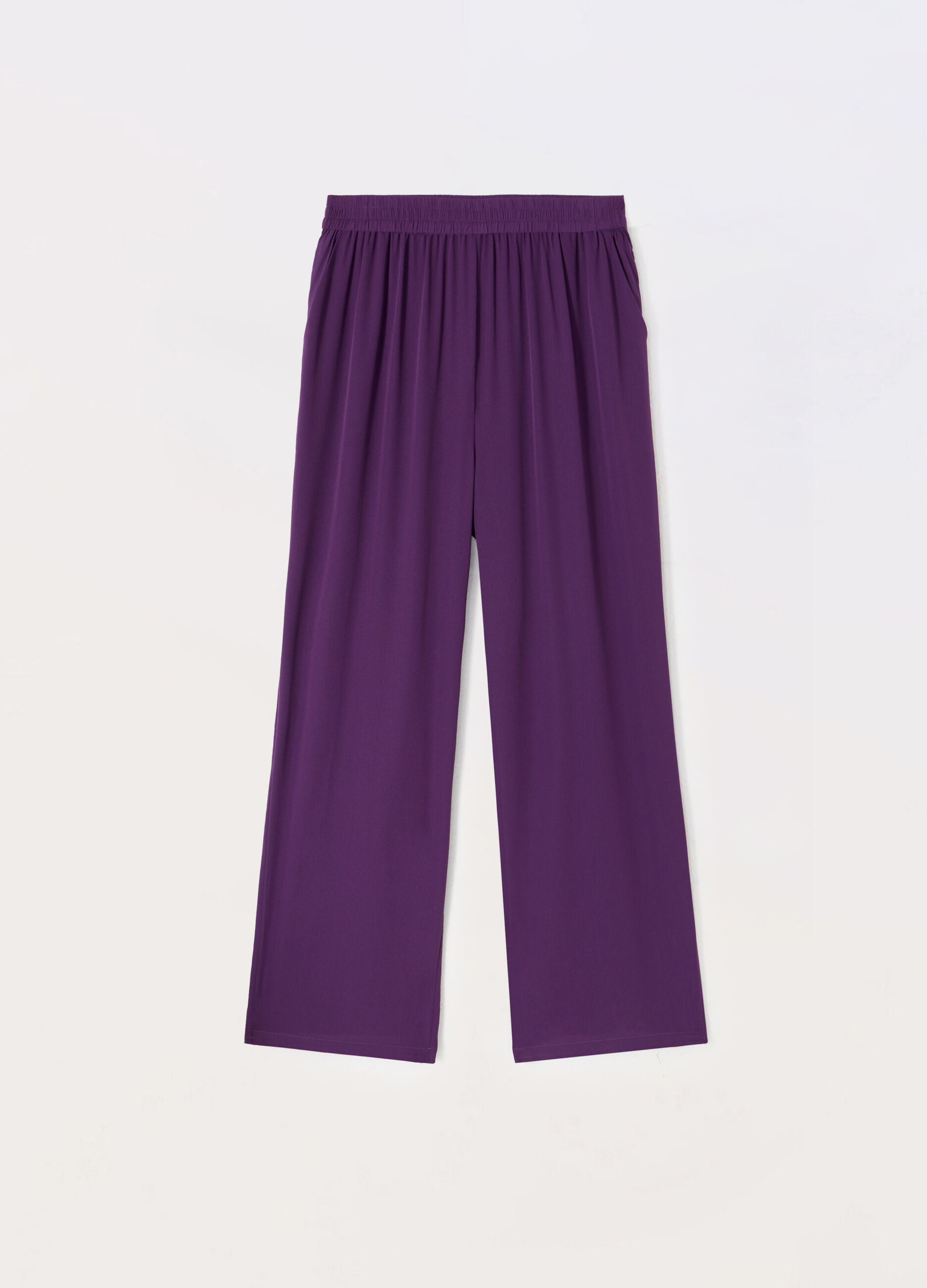 Pantaloni con vita elasticizzata donna curvy