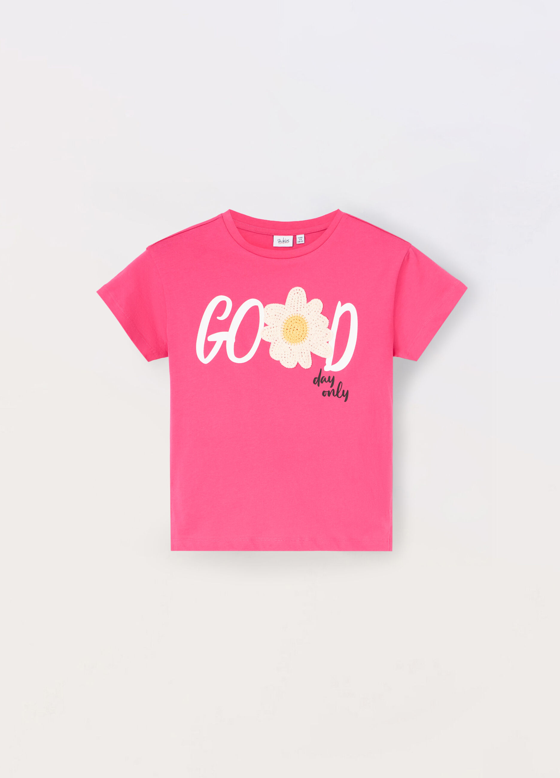 T-shirt in jersey di puro cotone ragazza