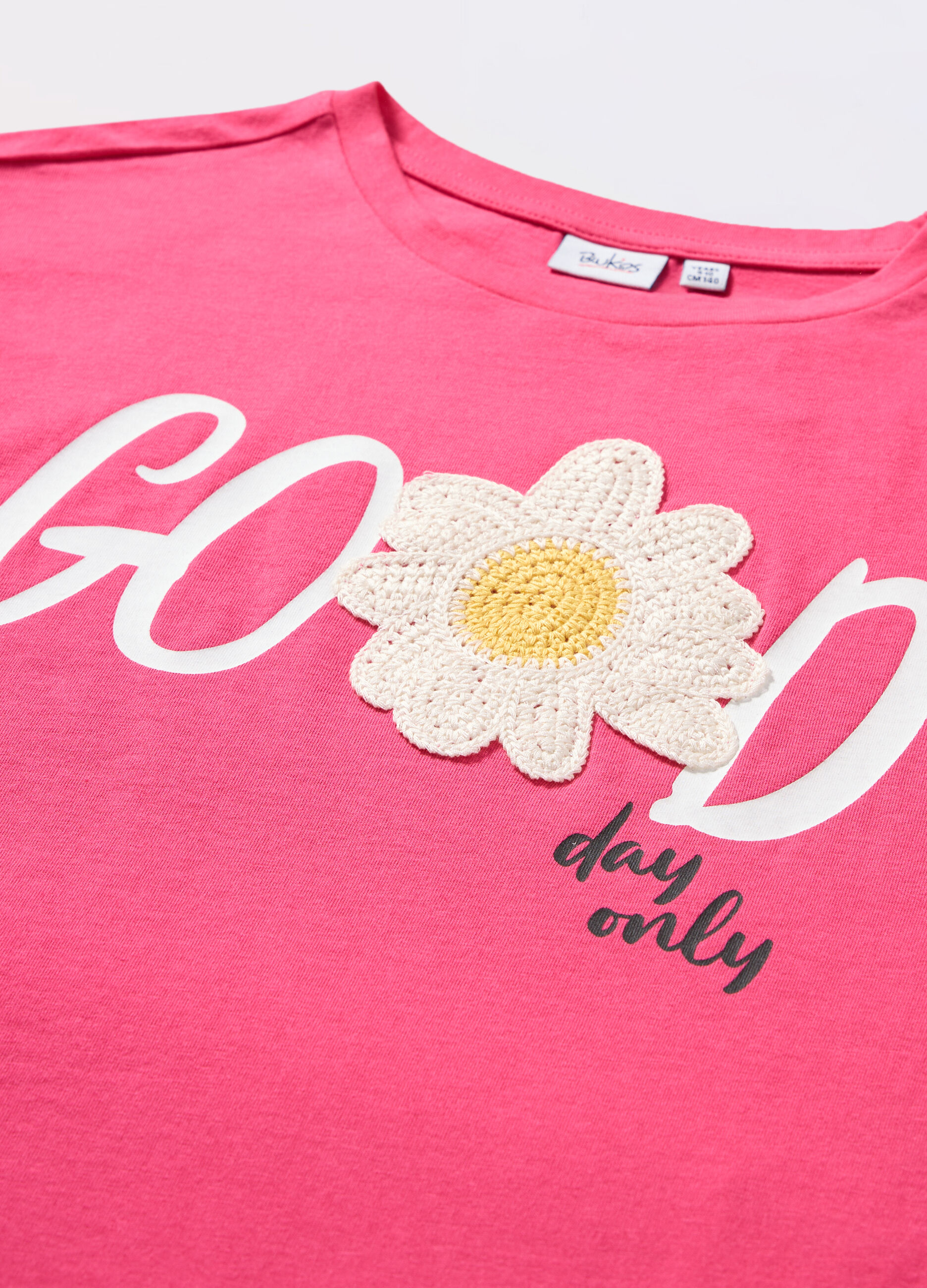 T-shirt in jersey di puro cotone ragazza 3 T-shirt in jersey di puro cotone ragazza
