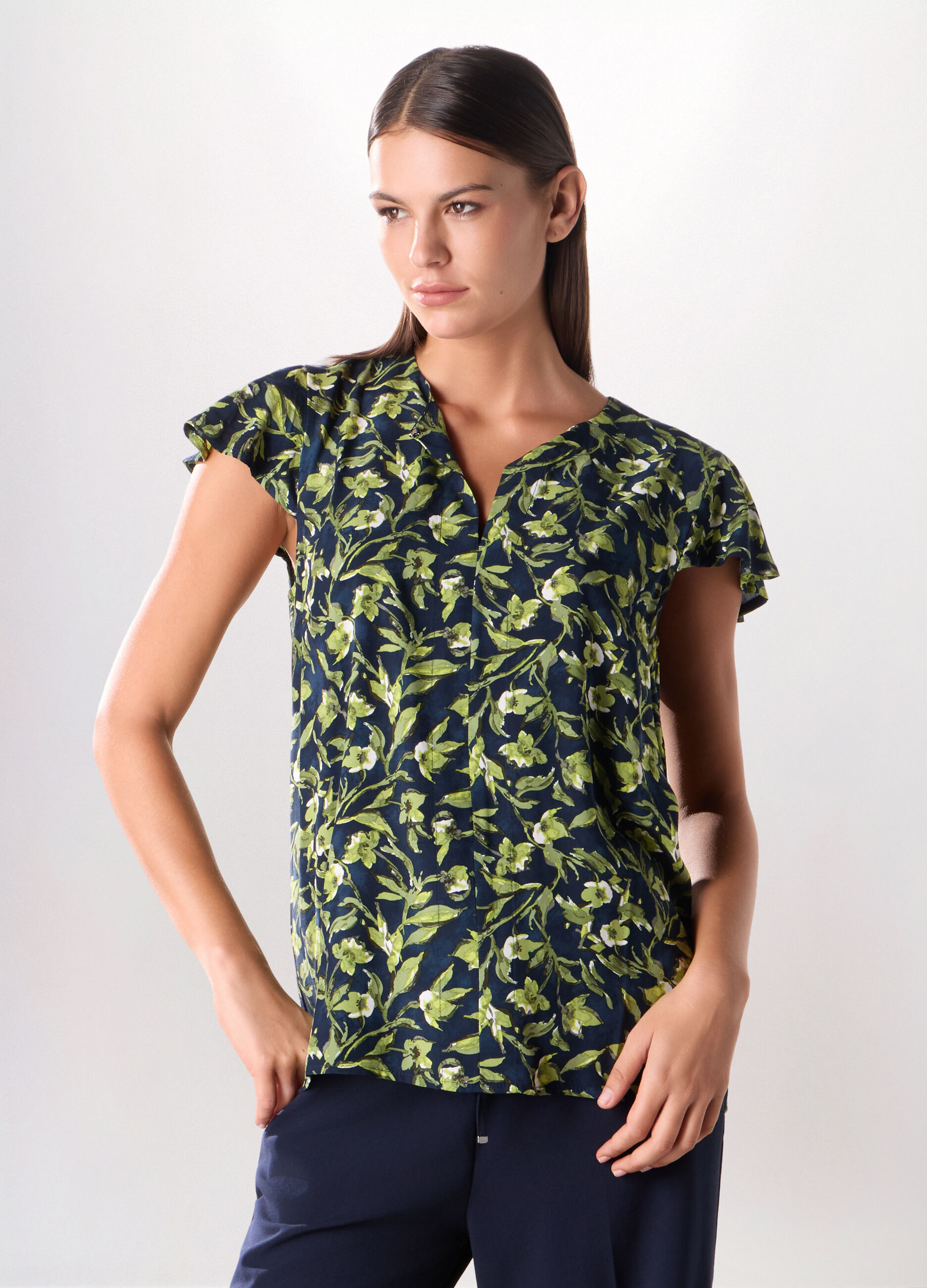 Camicia in viscosa donna