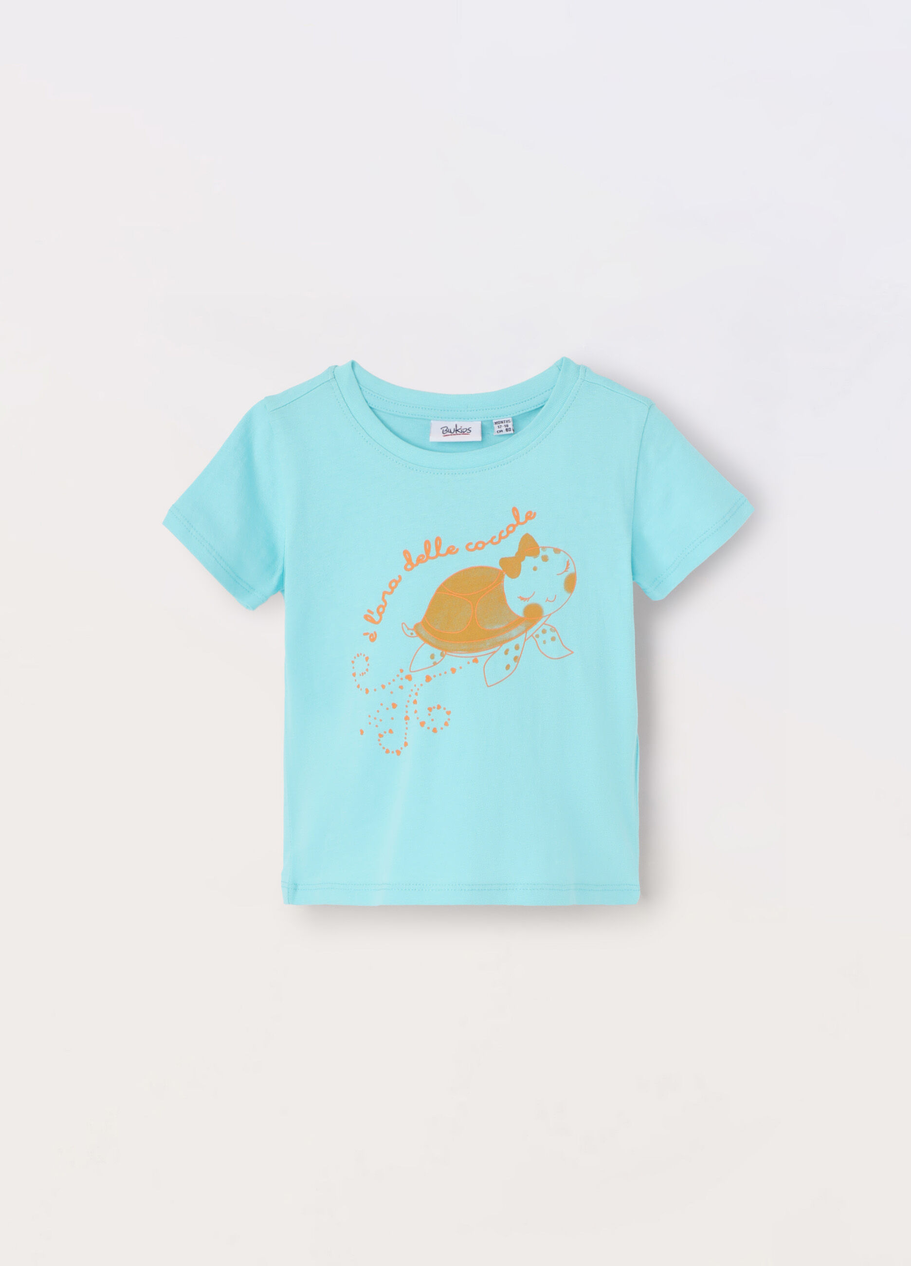 T-shirt in jersey di puro cotone neonata