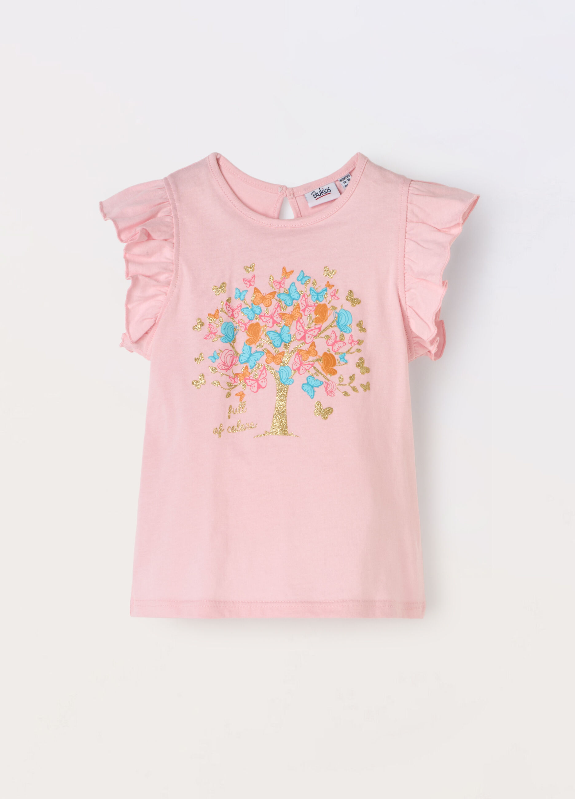 T-shirt in jersey di puro cotone neonata