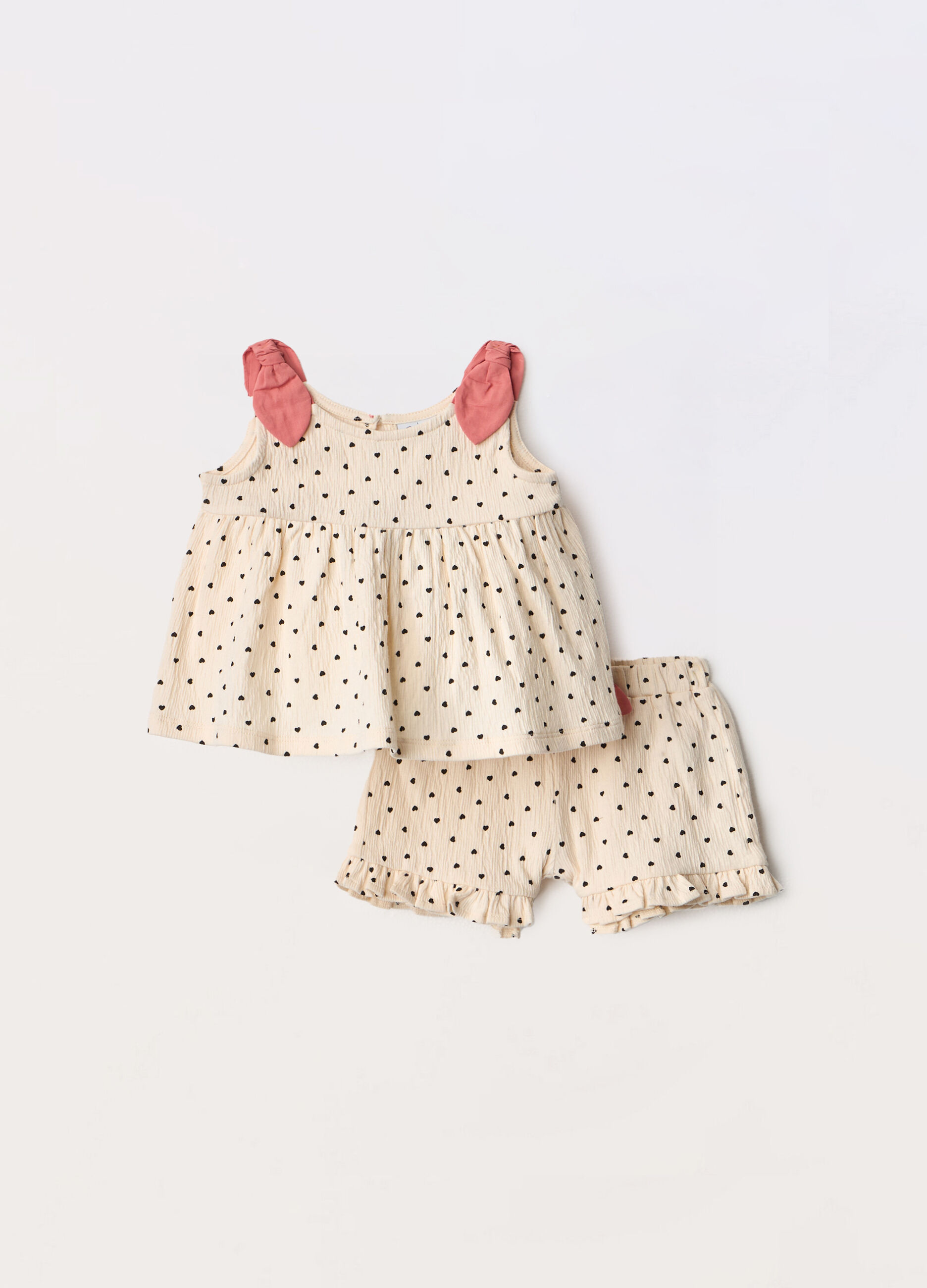 Jogging set in misto cotone neonata