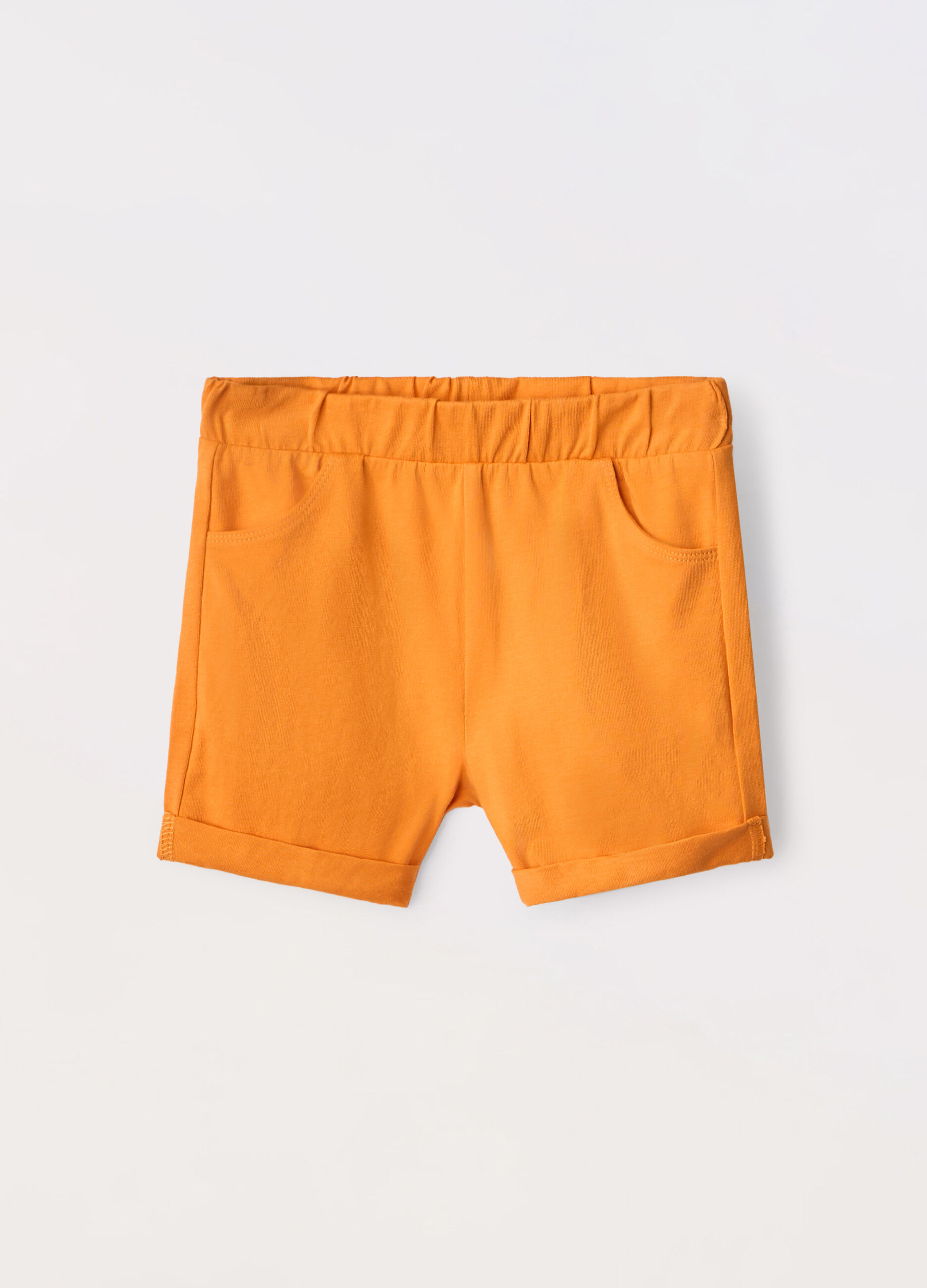 Shorts in jersey di puro cotone neonato
