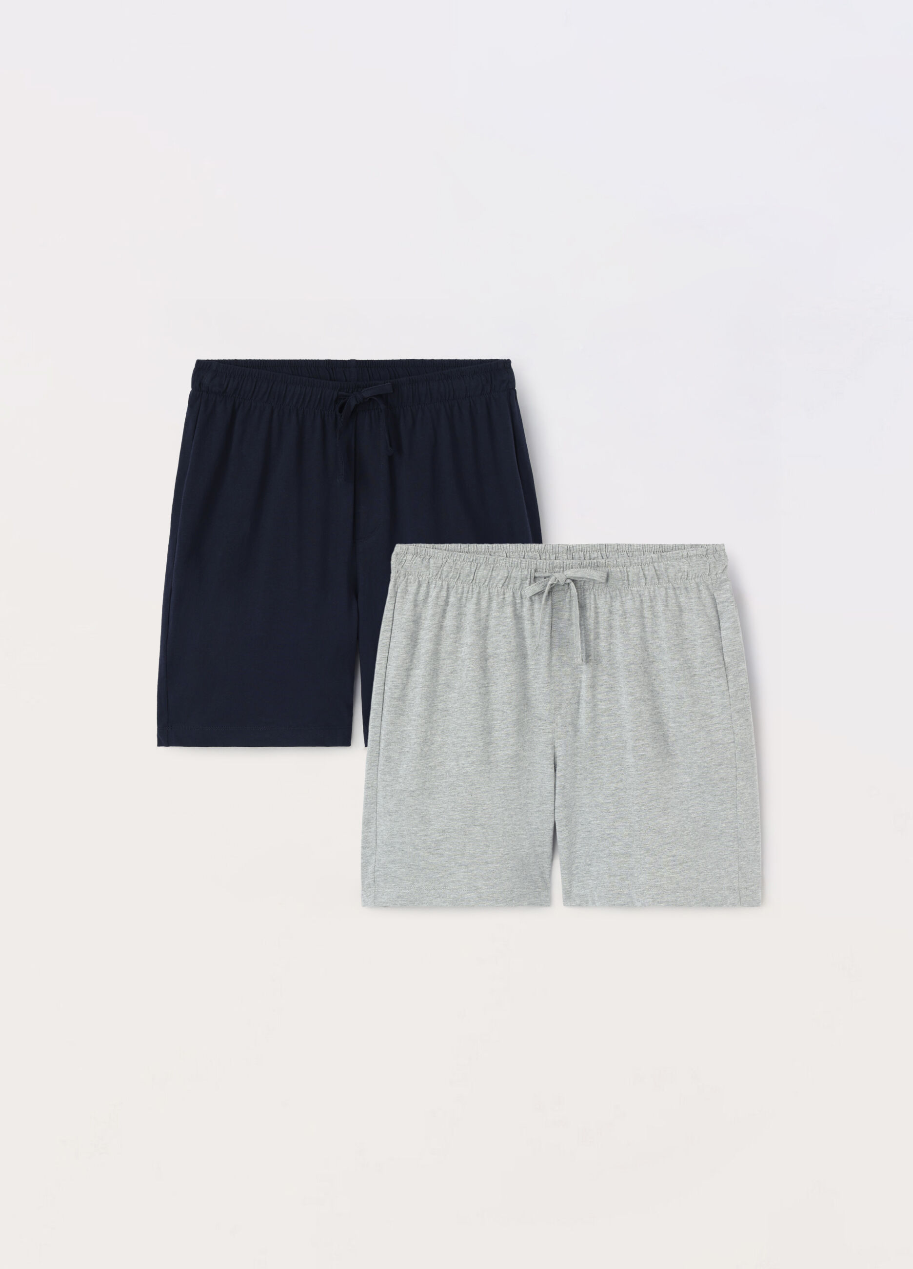 2 pack shorts pigiama in cotone uomo