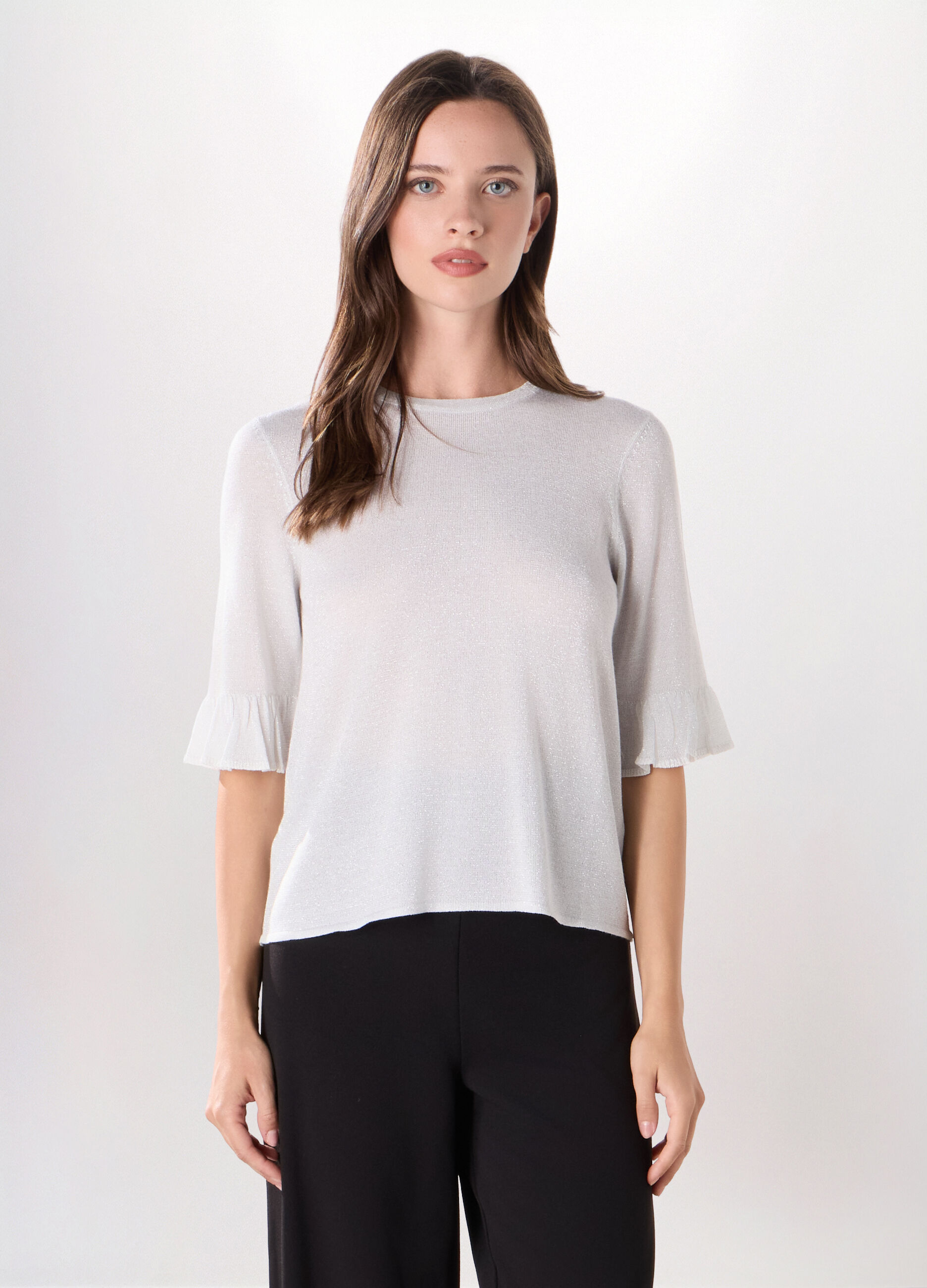 T-shirt misto viscosa donna