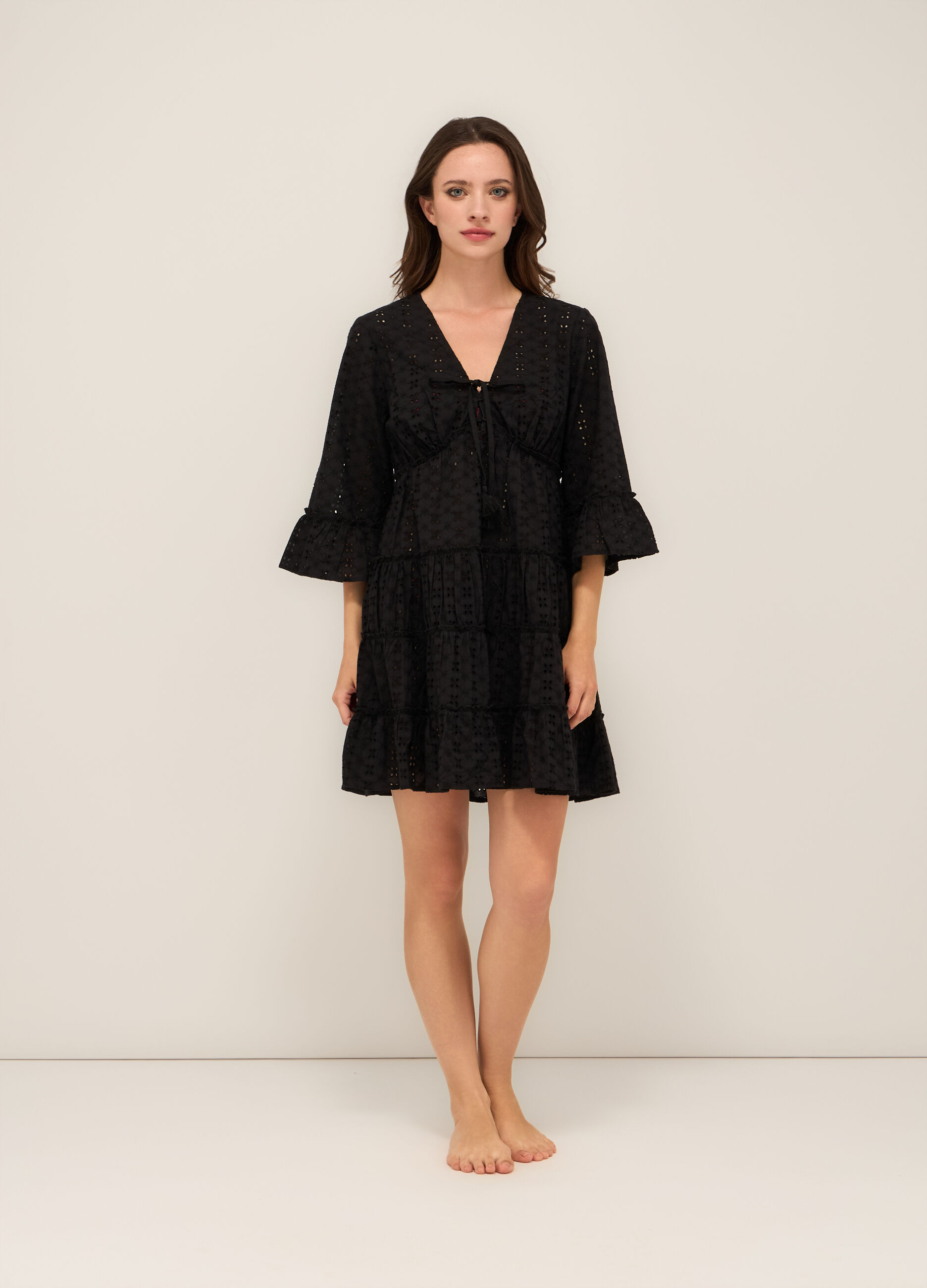 Copricostume in puro cotone donna