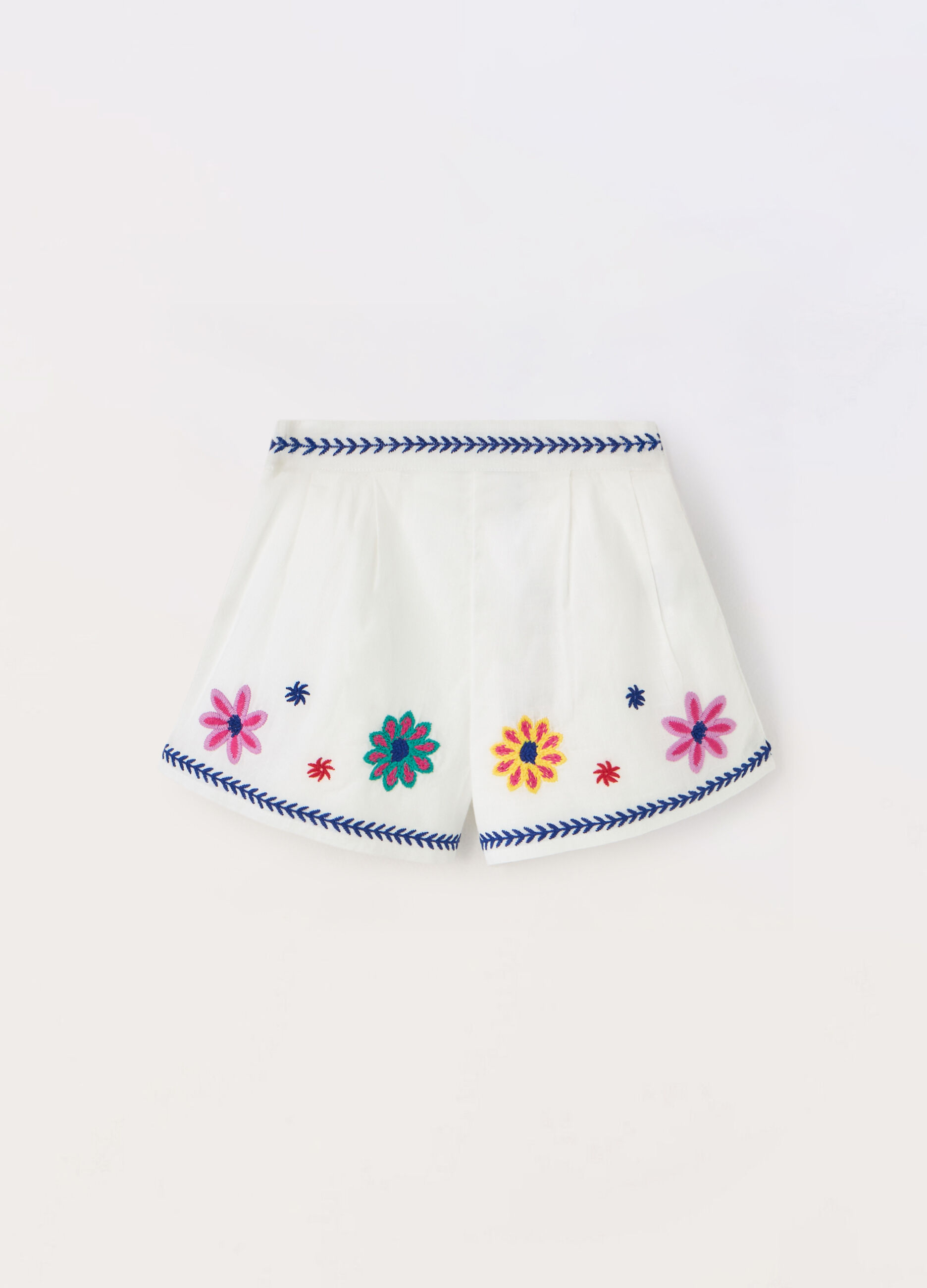 Shorts in puro cotone muslin bambina