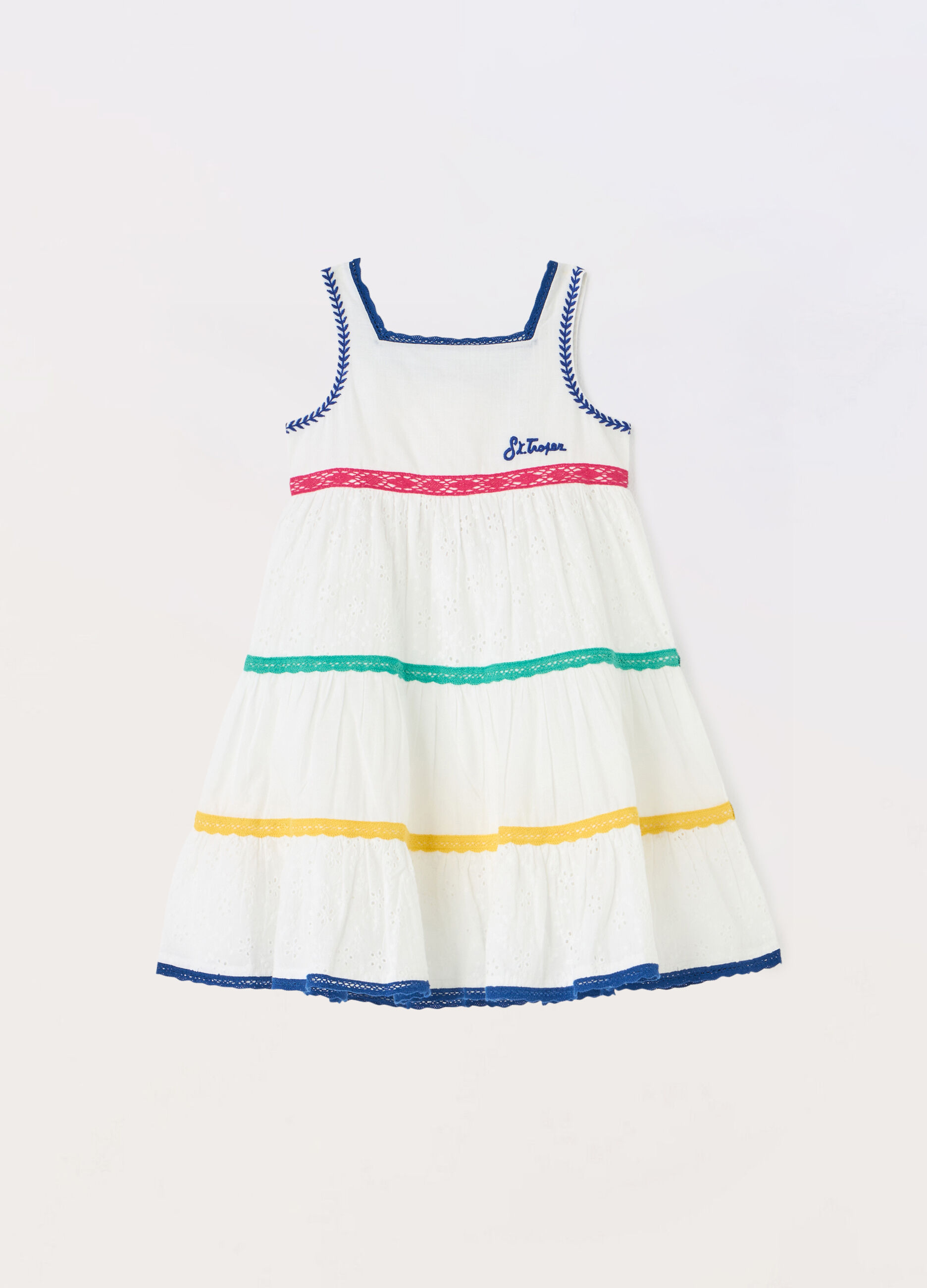 Vestito in puro cotone muslin bambina