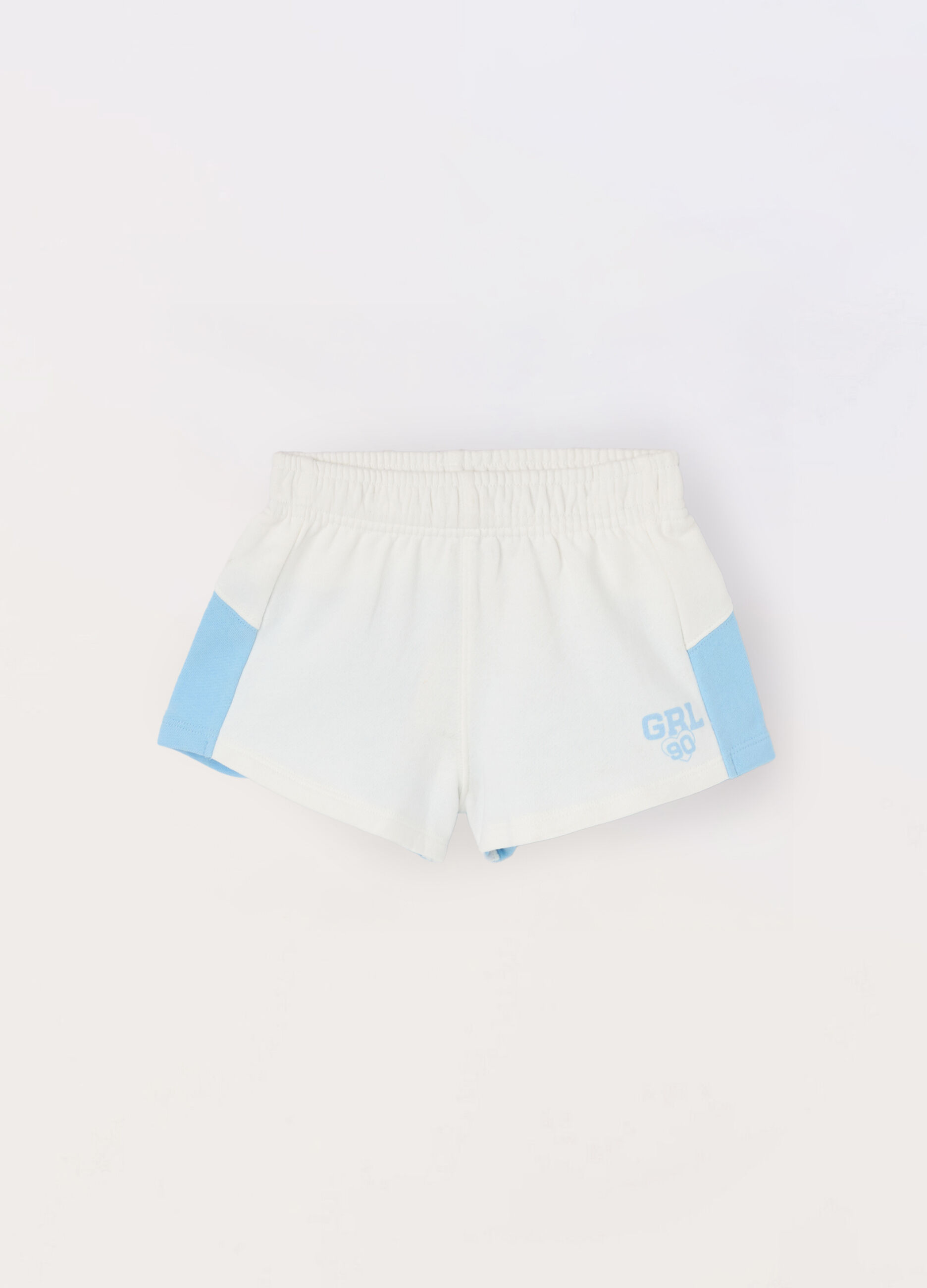 Shorts in french terry di puro cotone bambina