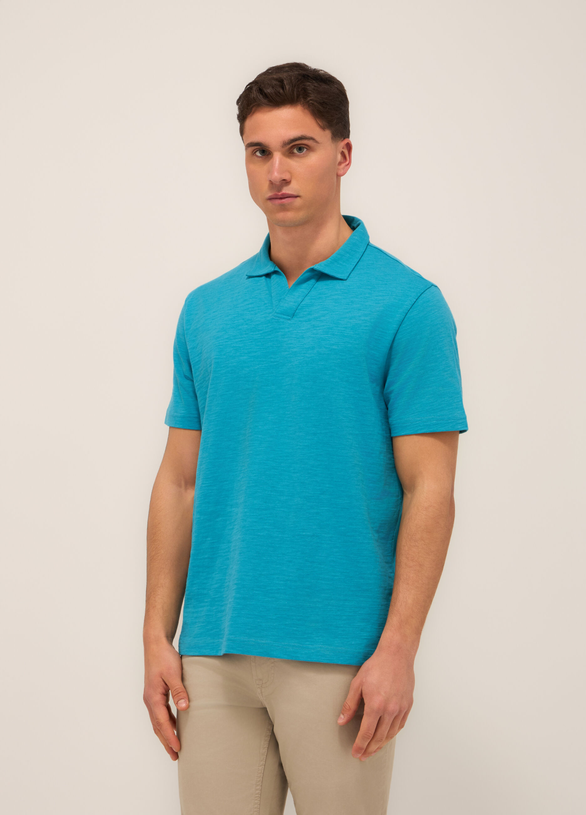 Polo in cotone mÃ©lange uomo