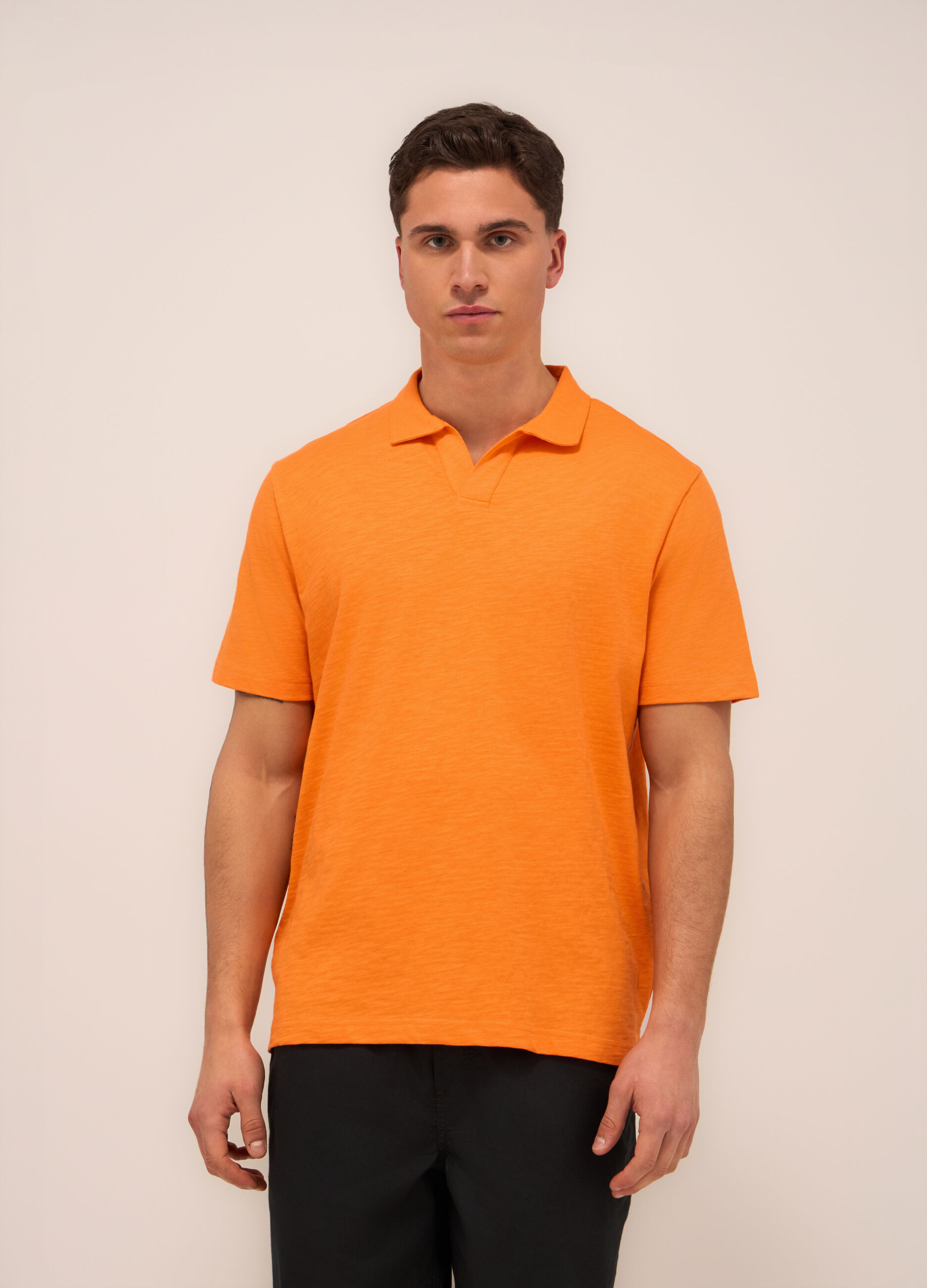 Polo in cotone mÃ©lange uomo