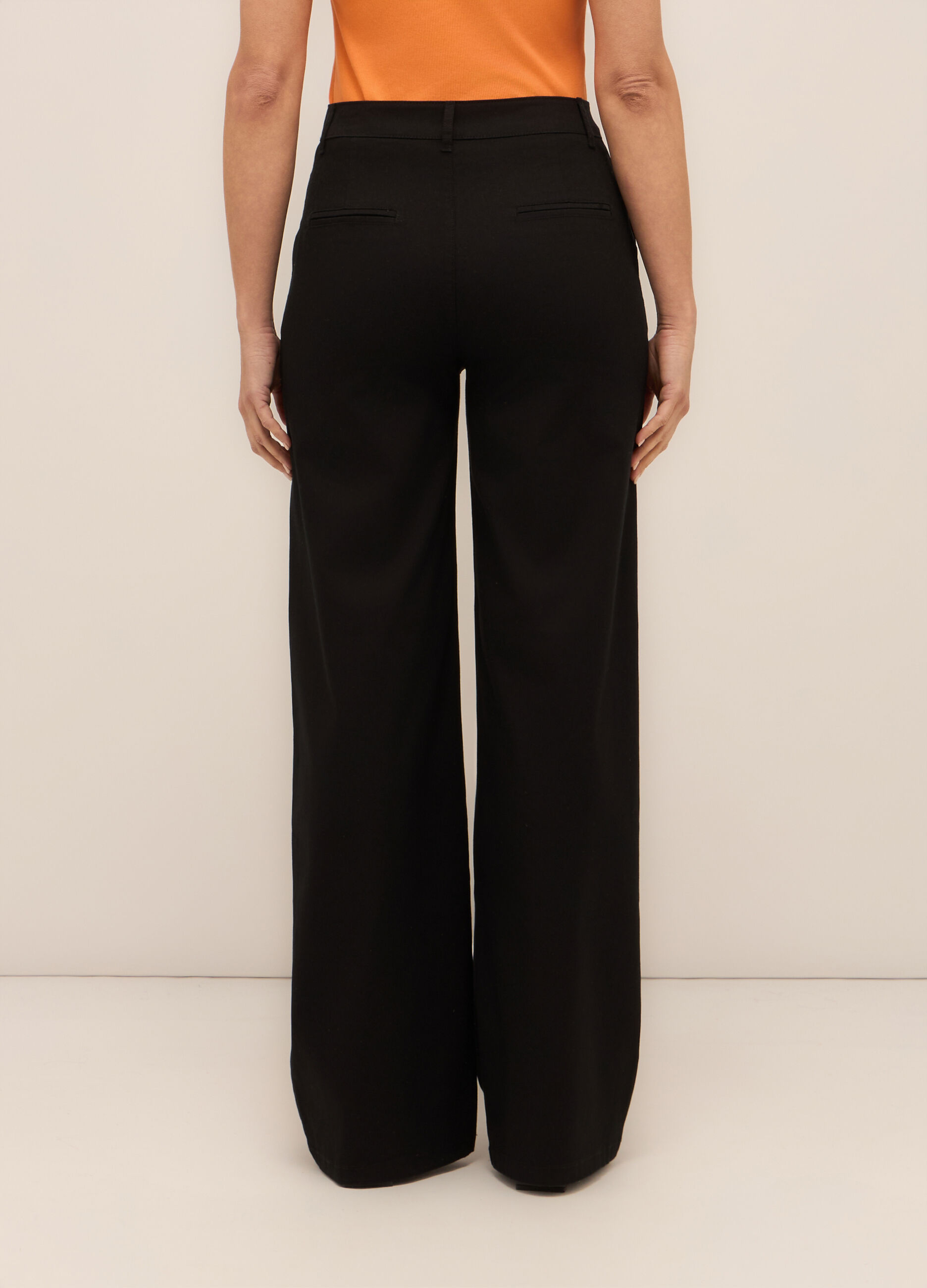 Pantaloni in twill di cotone stretch donna 3 Pantaloni in twill di cotone stretch donna