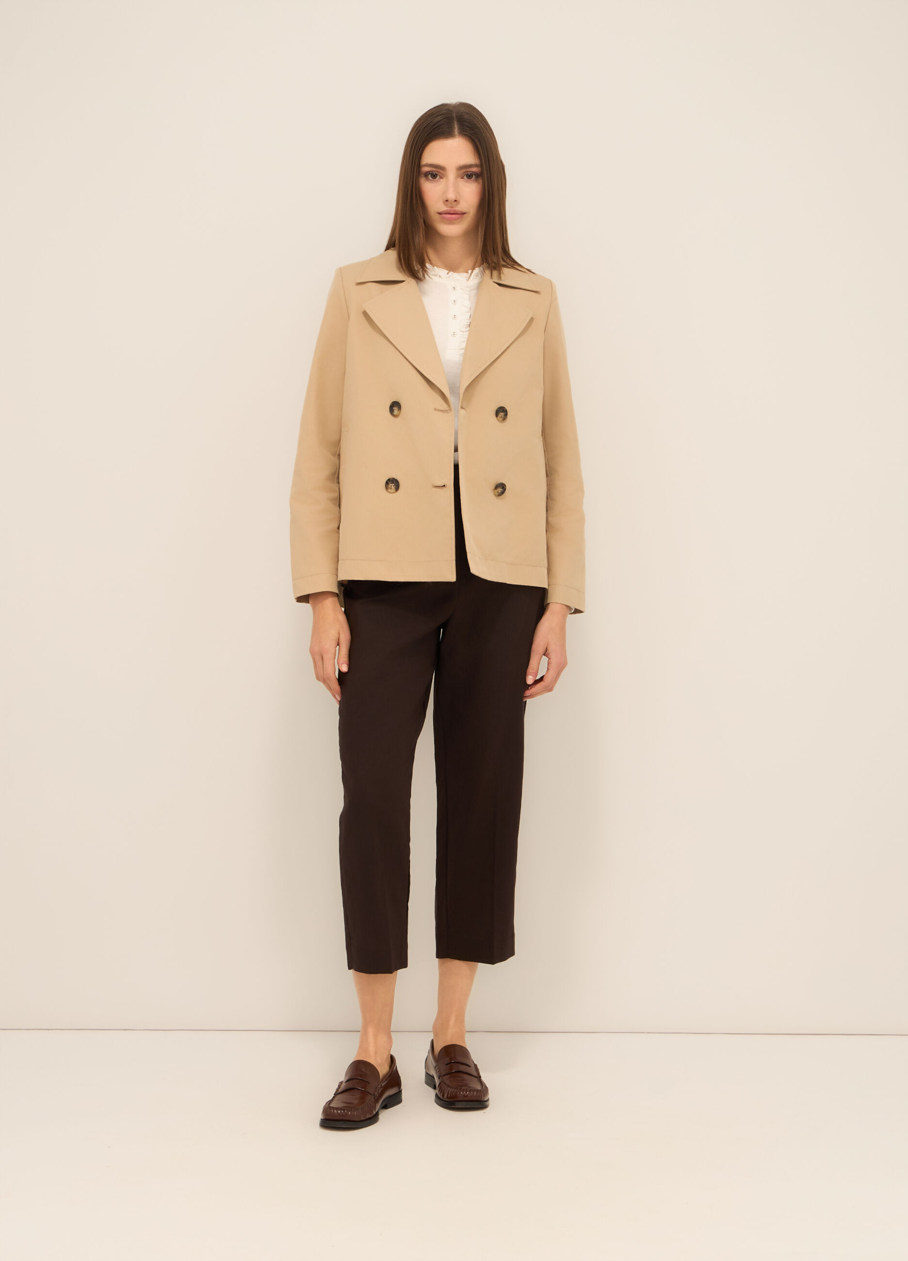 Pantaloni misto lino