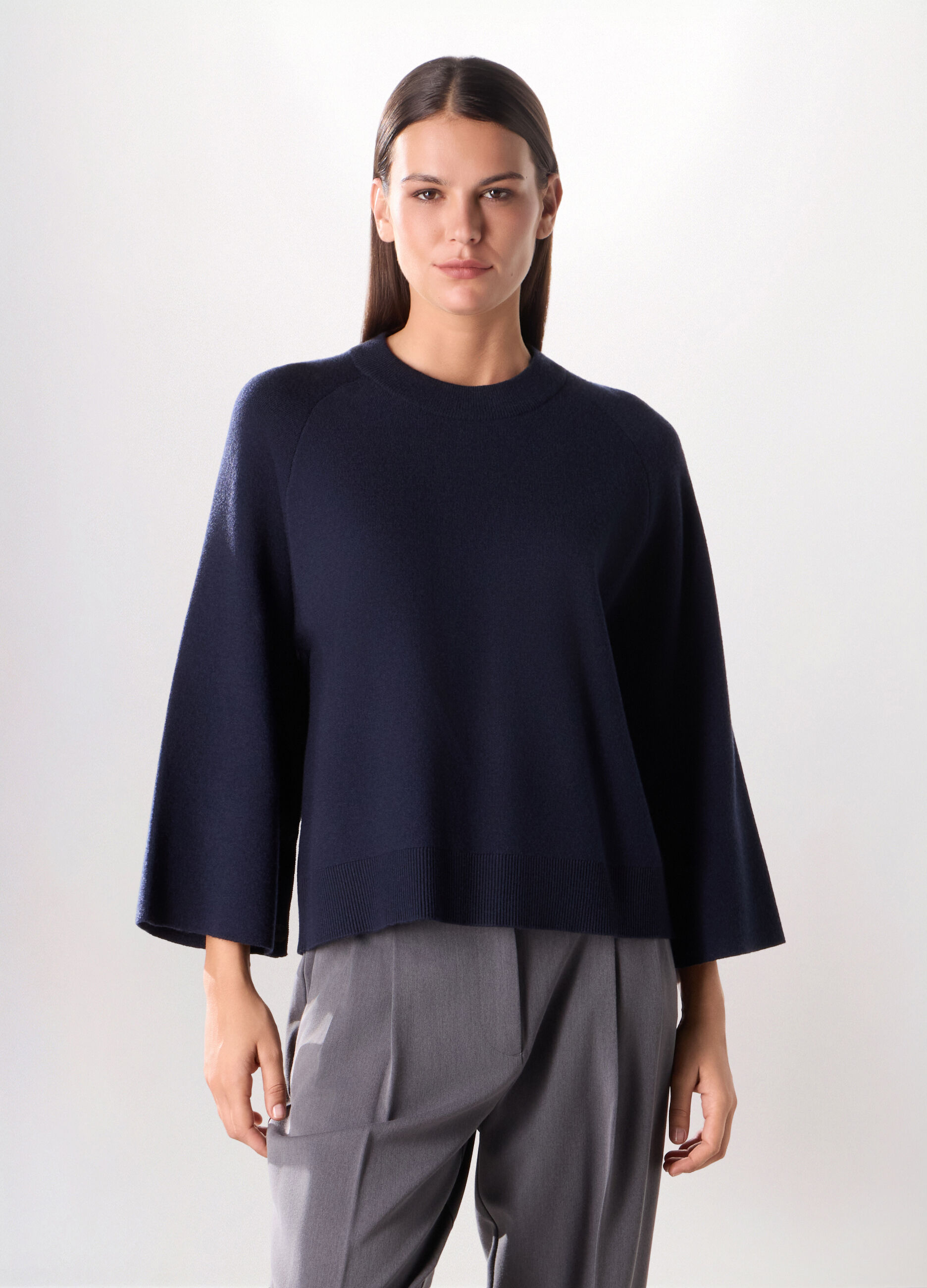 Pullover misto viscosa donna