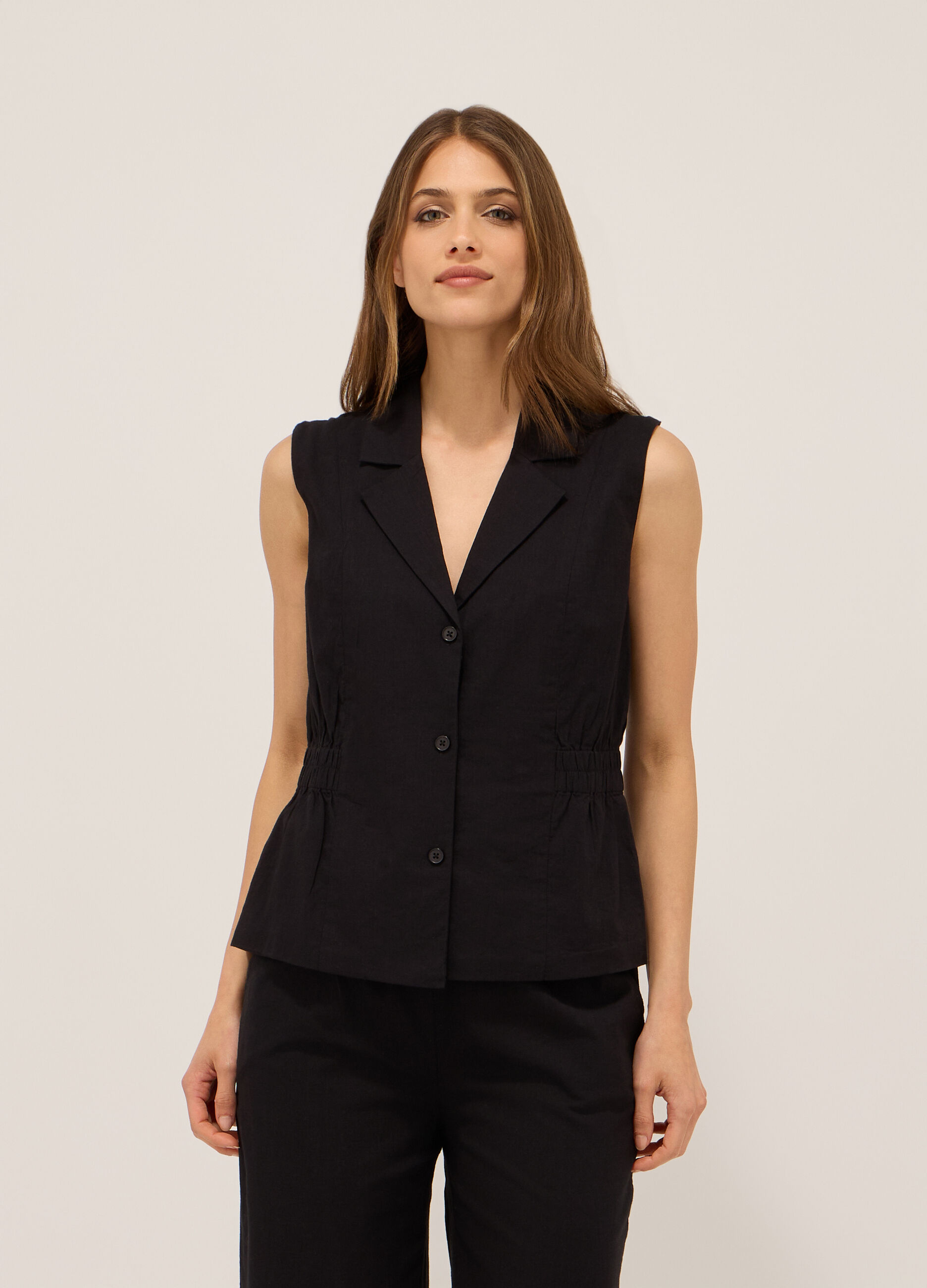 Gilet in puro cotone donna