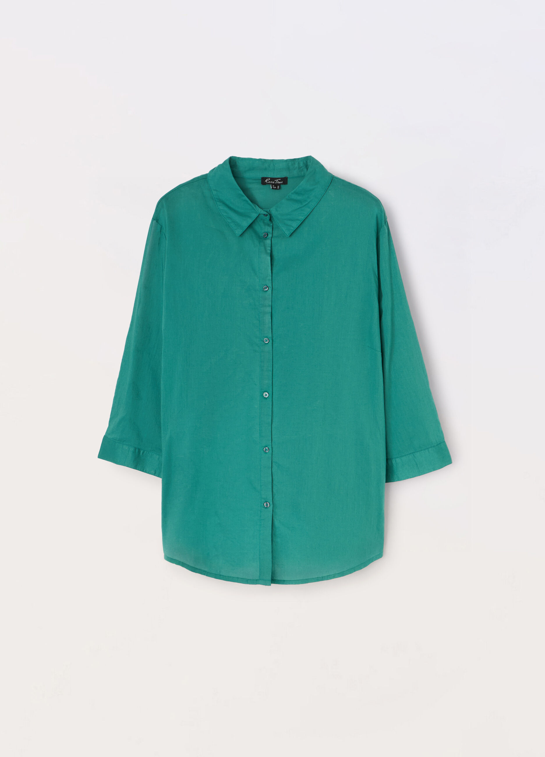 Camicia in puro cotone donna curvy