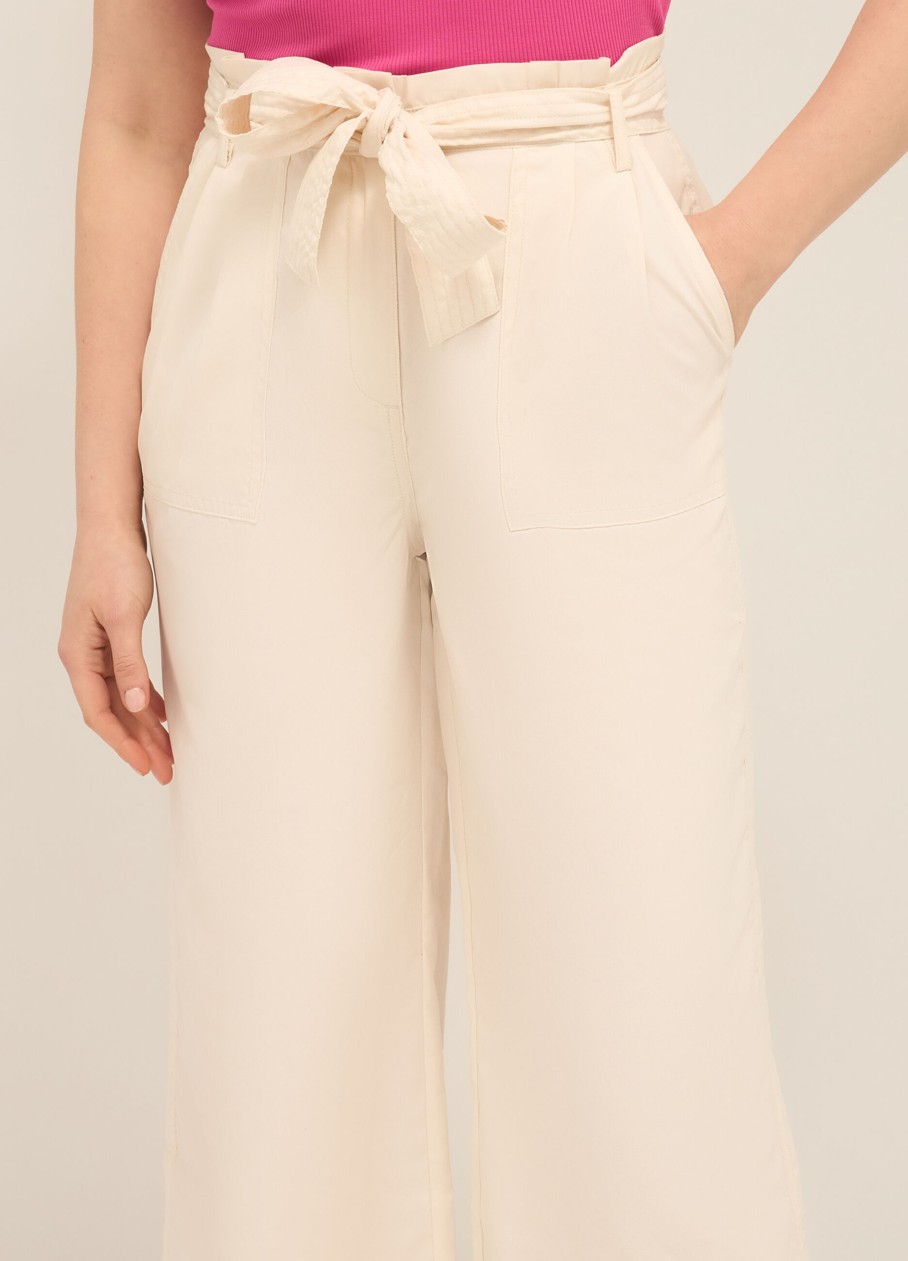 Pantaloni in twill stretch donna 4 Pantaloni in twill stretch donna
