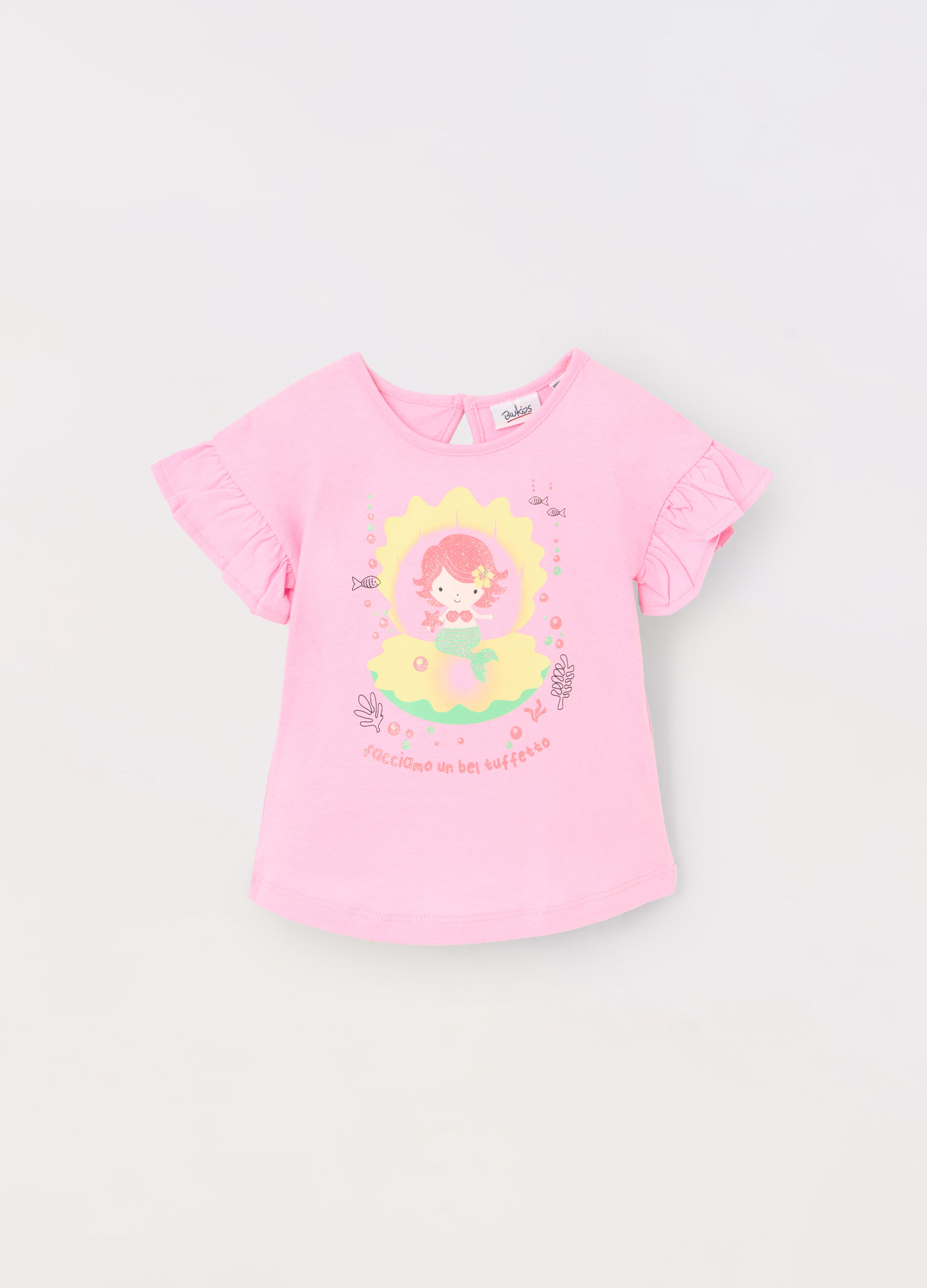 T-shirt in jersey di puro cotone neonata