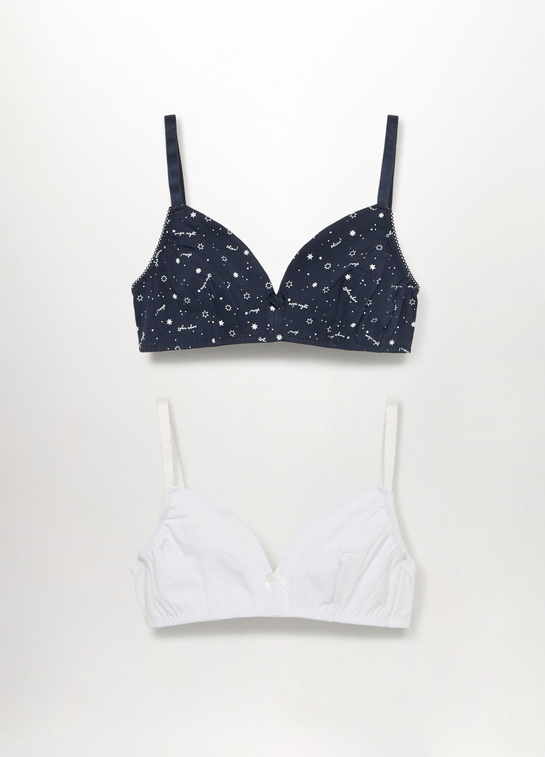 Pack 2 reggiseni a triangolo in jersey stretch