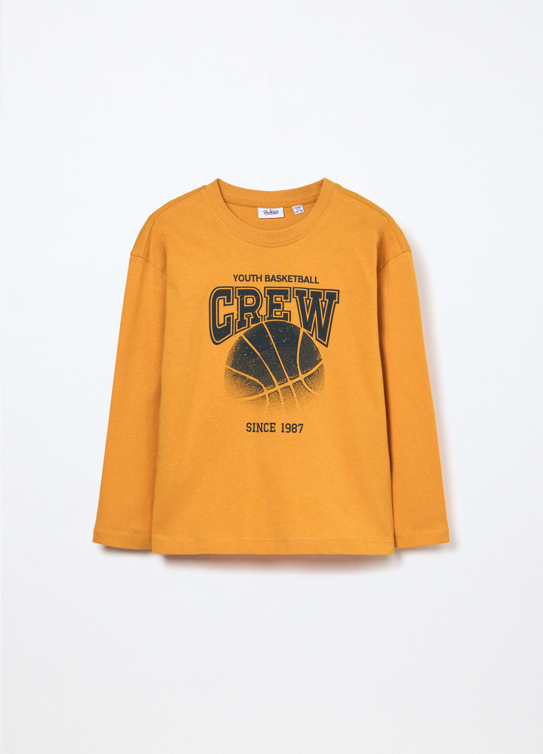 T-shirt in jersey di puro cotone bambino