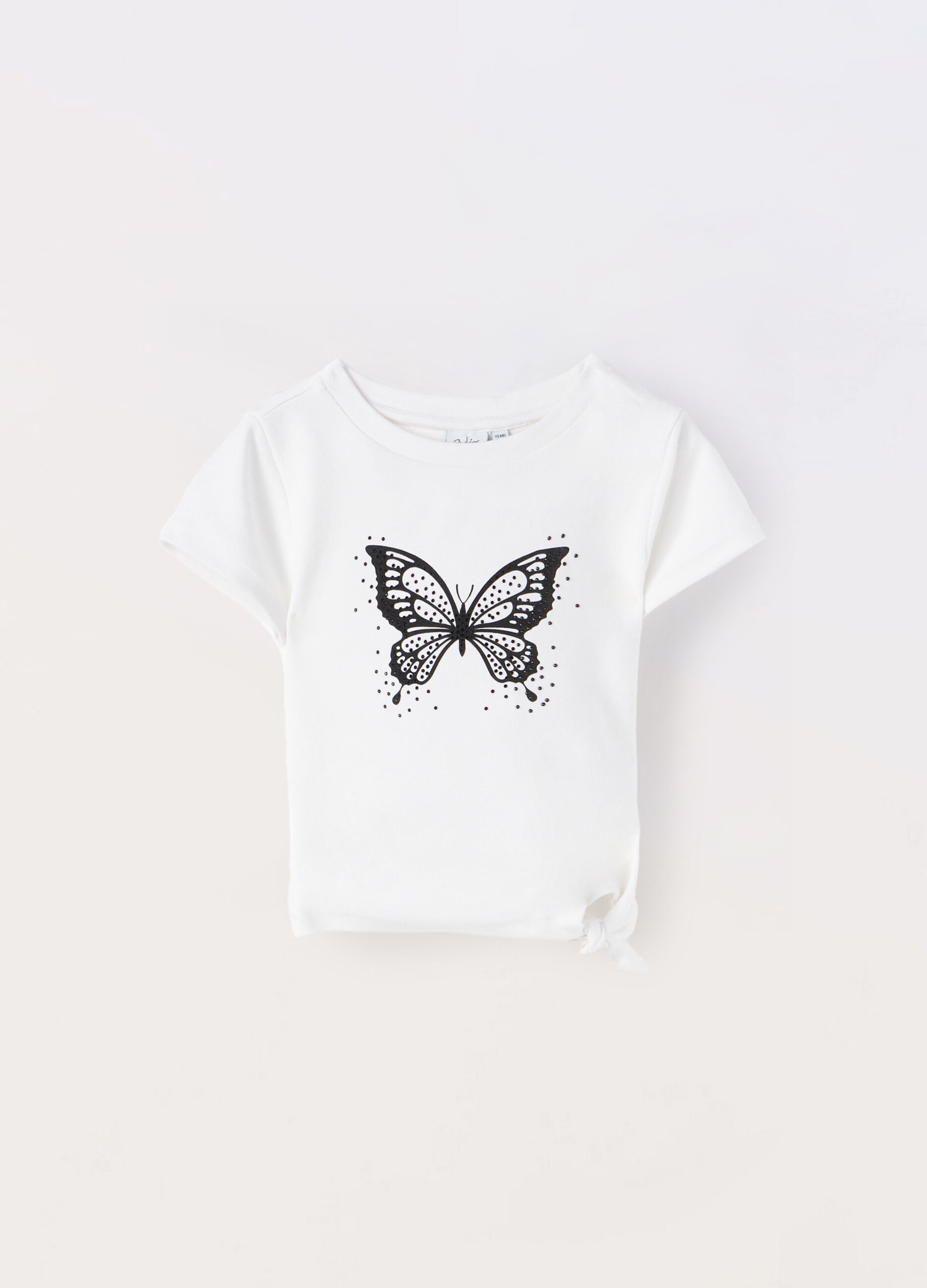 T-shirt in cotone stretch ragazza