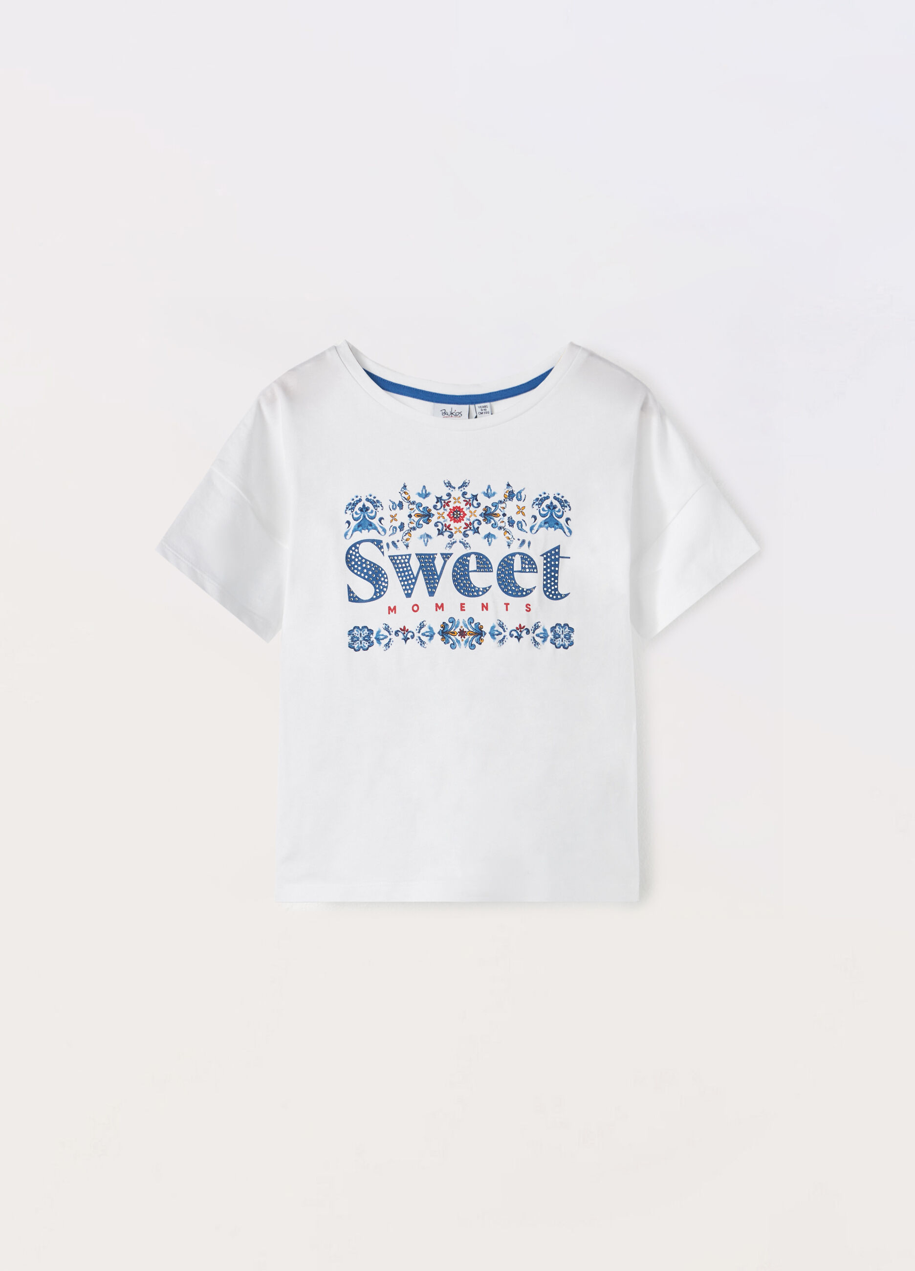 T-shirt in jersey di puro cotone ragazza