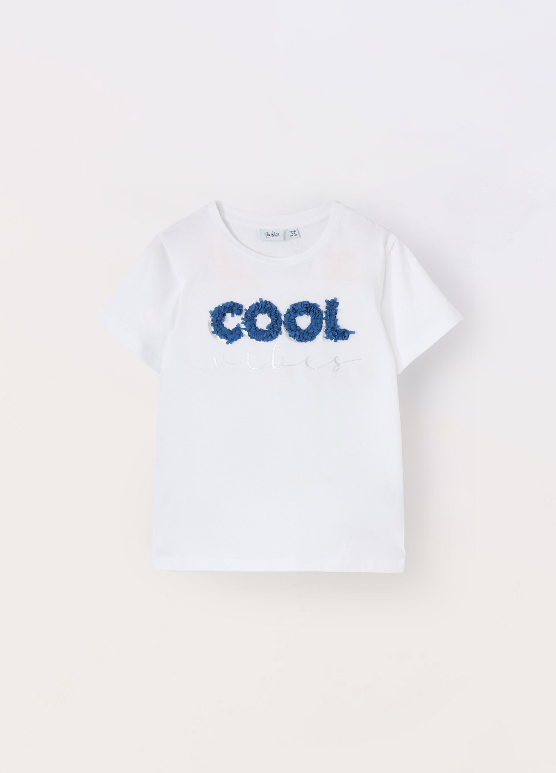 T-shirt in jersey di cotone stretch ragazza