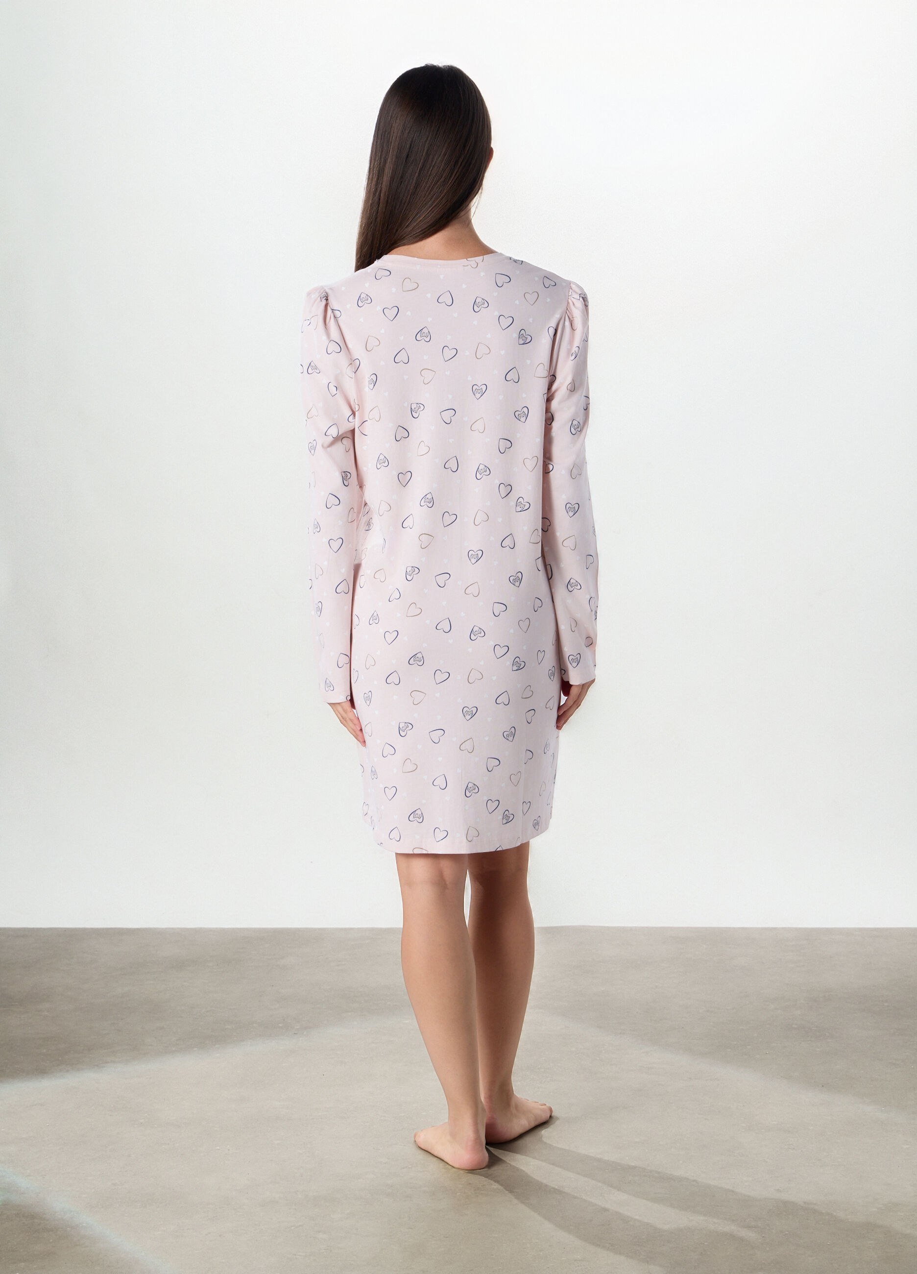 Camicia da notte in puro cotone donna 3 Camicia da notte in puro cotone donna
